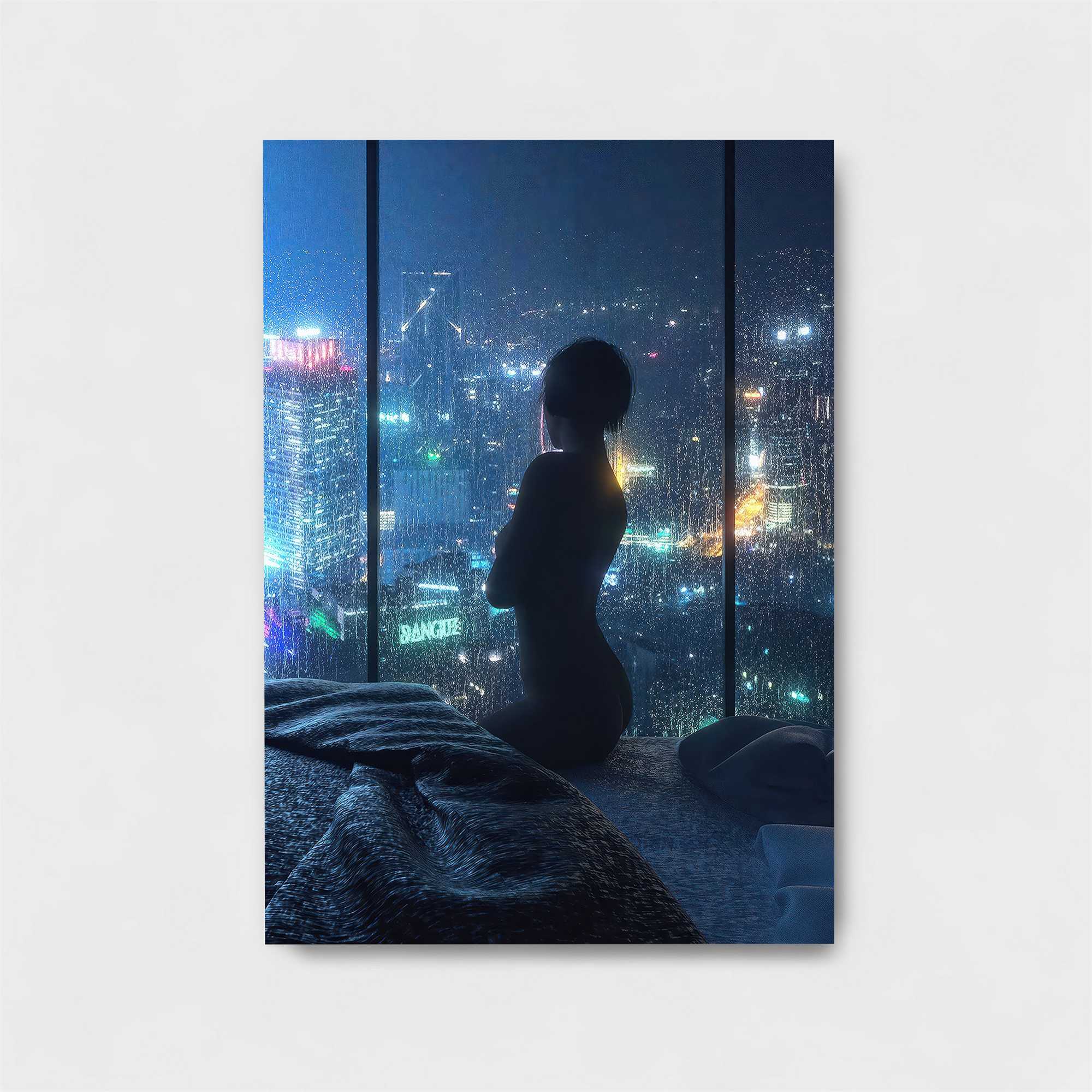 Contemplative Nightscape Safe Wall Magnetic / M