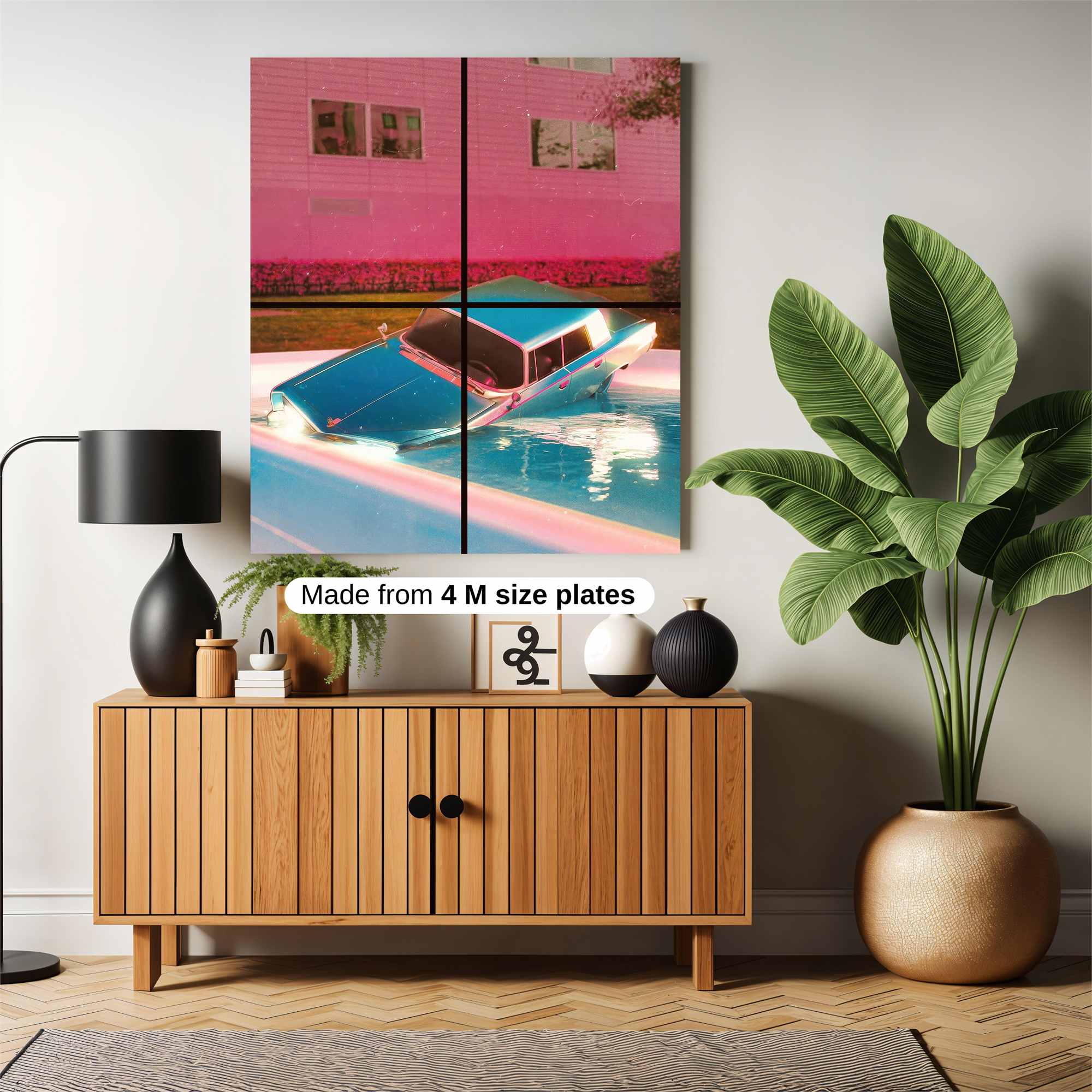 Aqua Dreamscape Safe Wall Magnetic / M