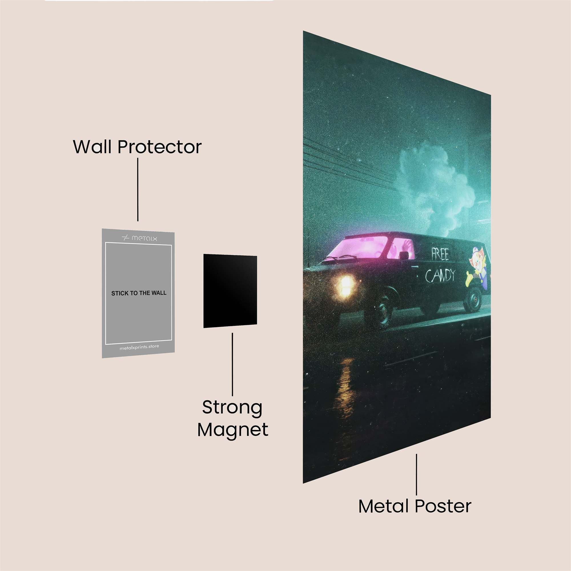Candy Enigma Safe Wall Magnetic / M