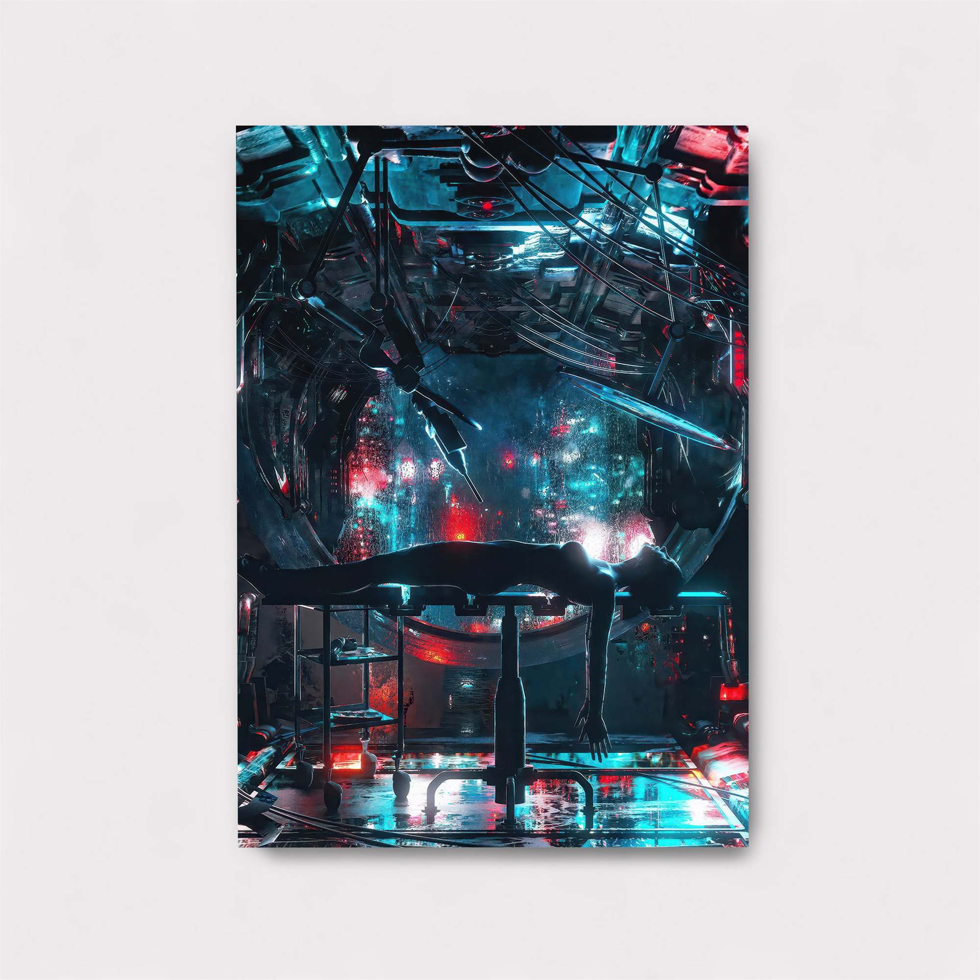 Neon Dreamscape Safe Wall Magnetic / M