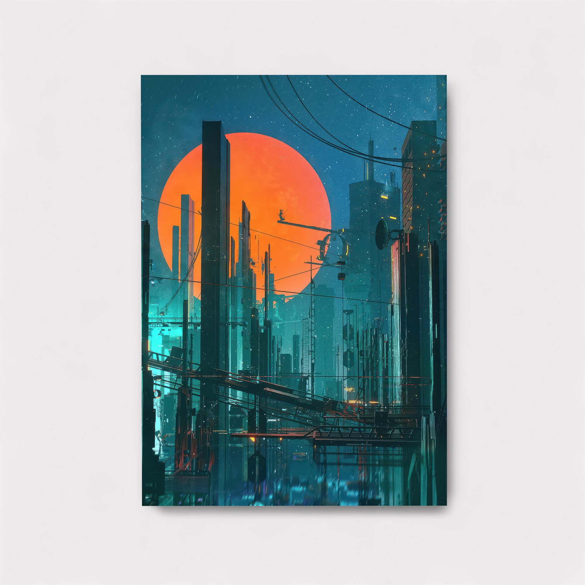 Neon Sundown Safe Wall Magnetic / M