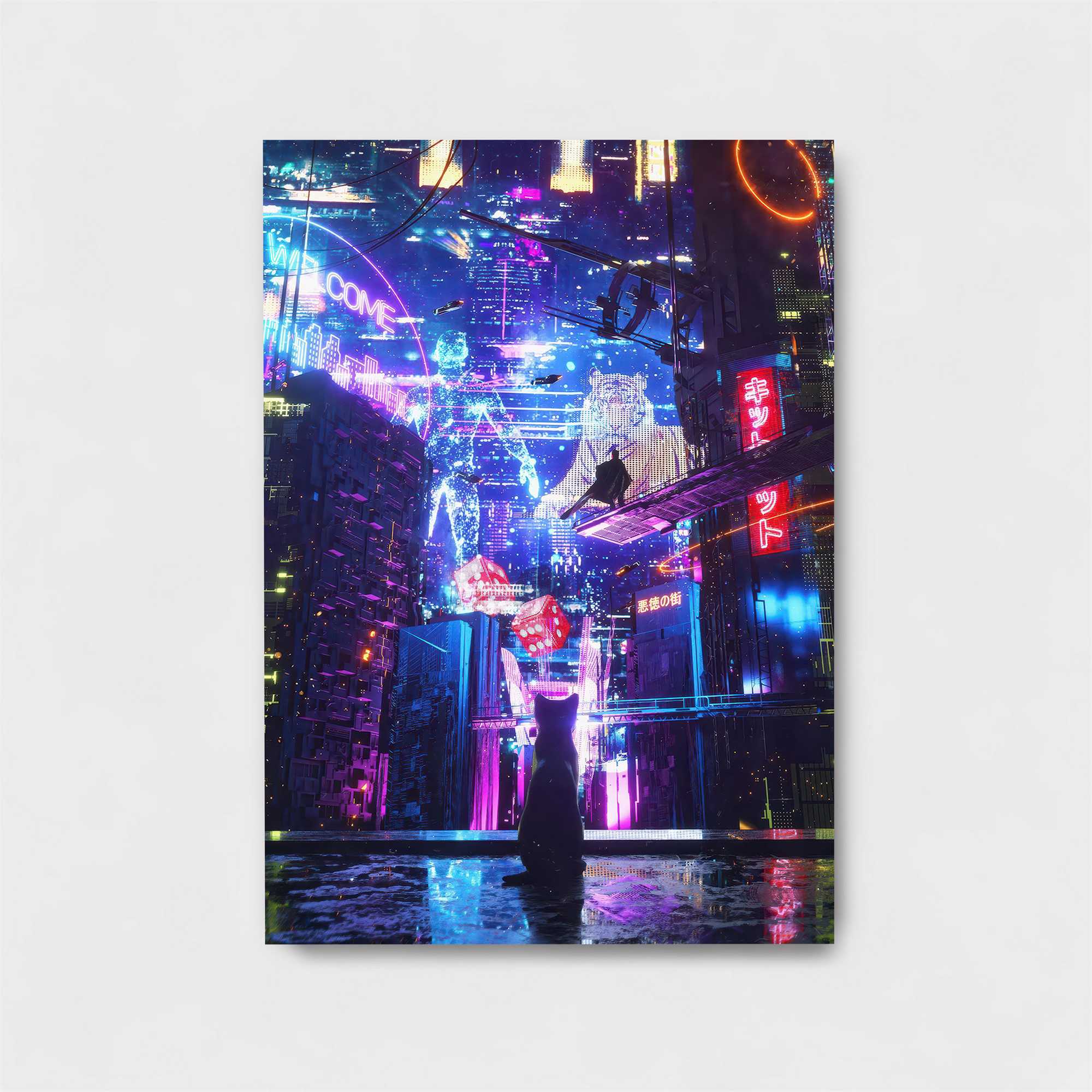 Cyber Dreamscape Safe Wall Magnetic / M