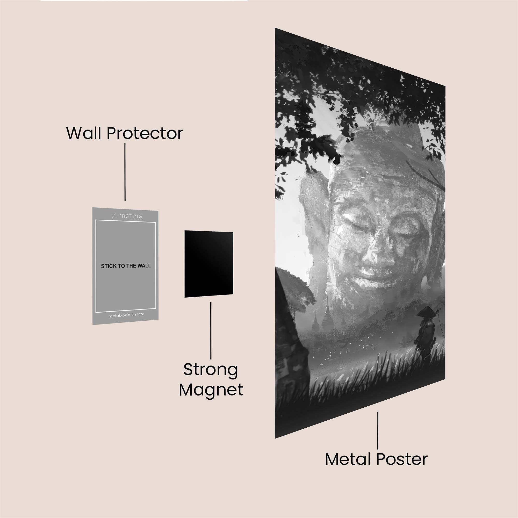 Monumental Serenity Safe Wall Magnetic / M