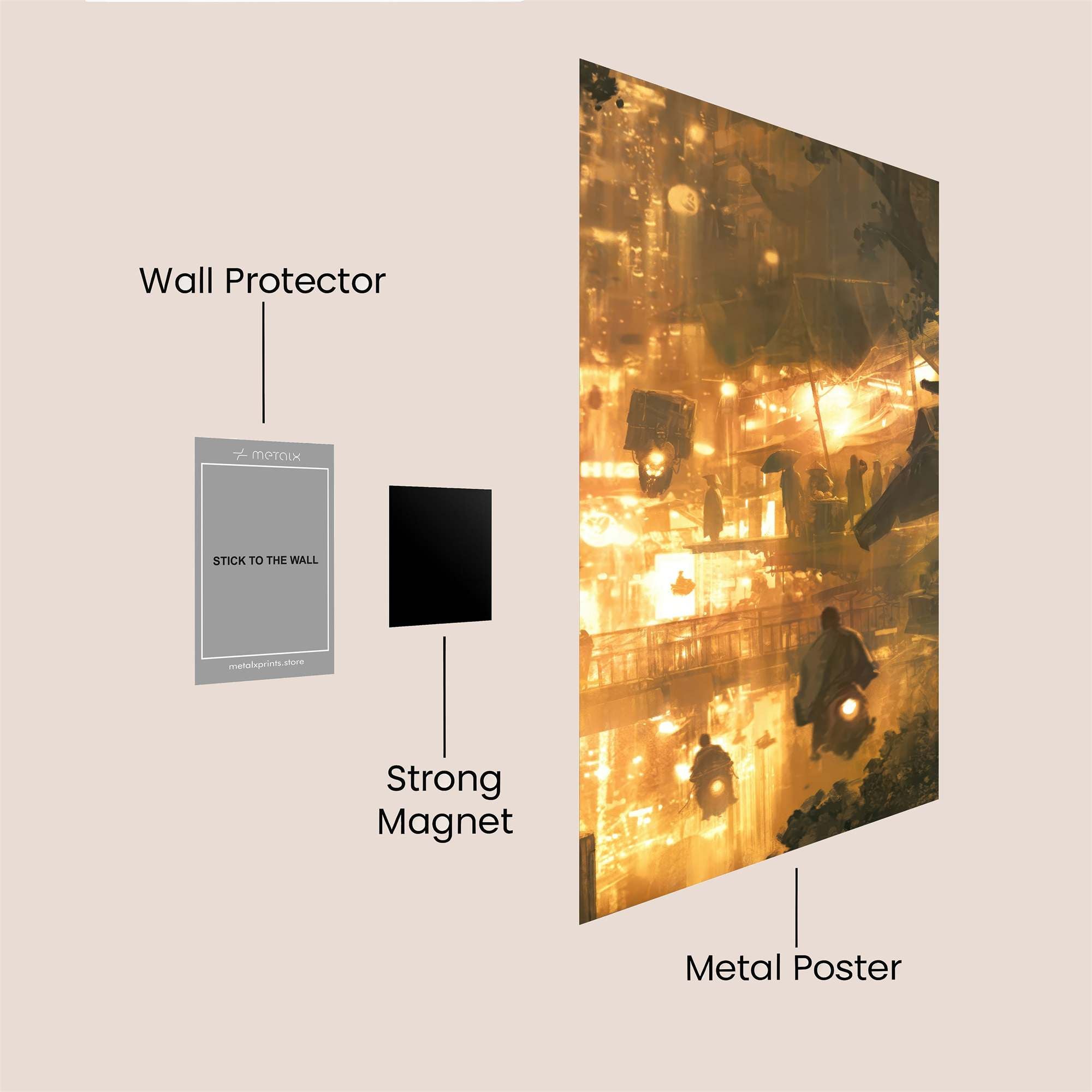 Luminescent Market Safe Wall Magnetic / M