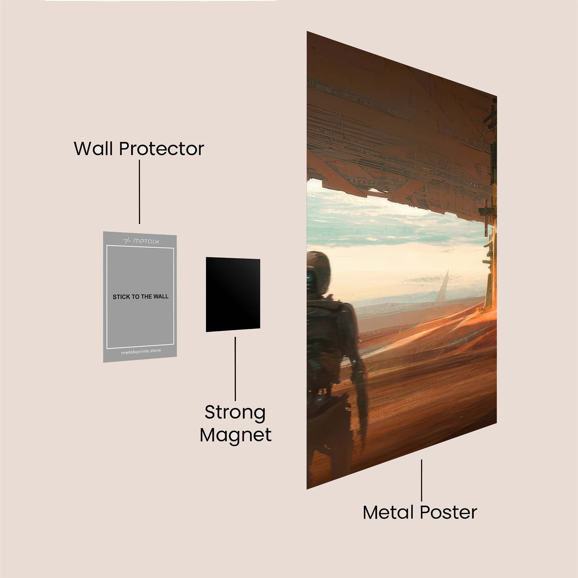 Cabin Serenity Safe Wall Magnetic / M