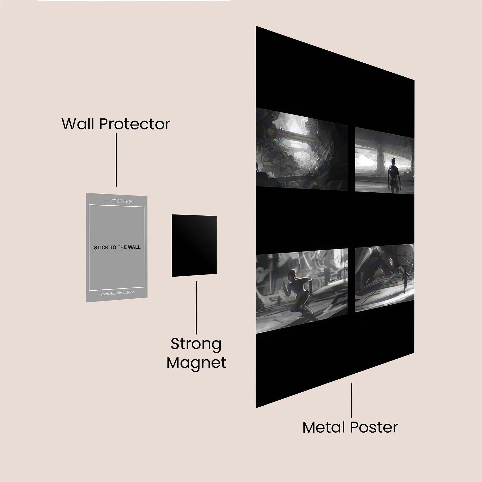 Yasuda Tranquil Safe Wall Magnetic / M