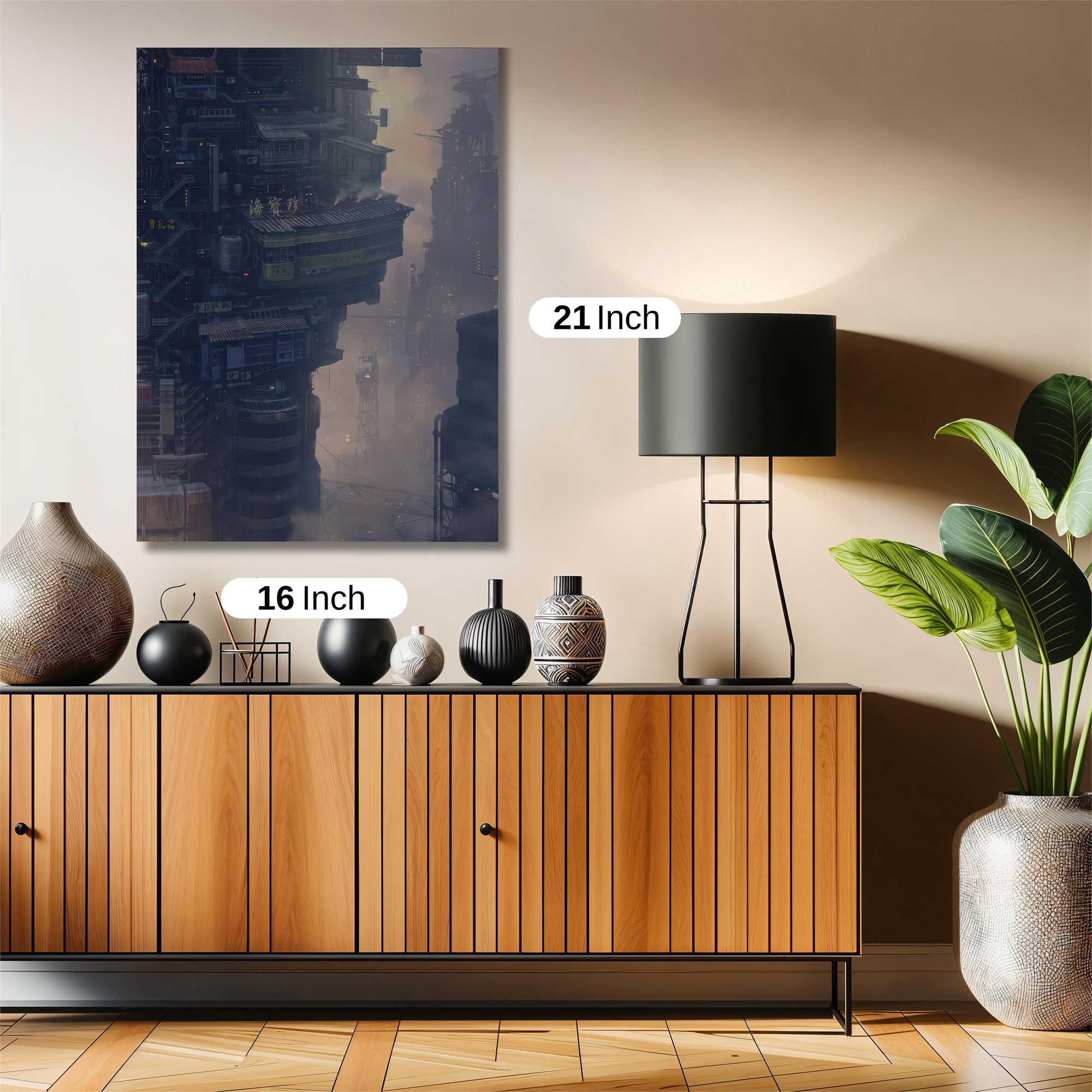 Neo-Noir Verticality Safe Wall Magnetic / M