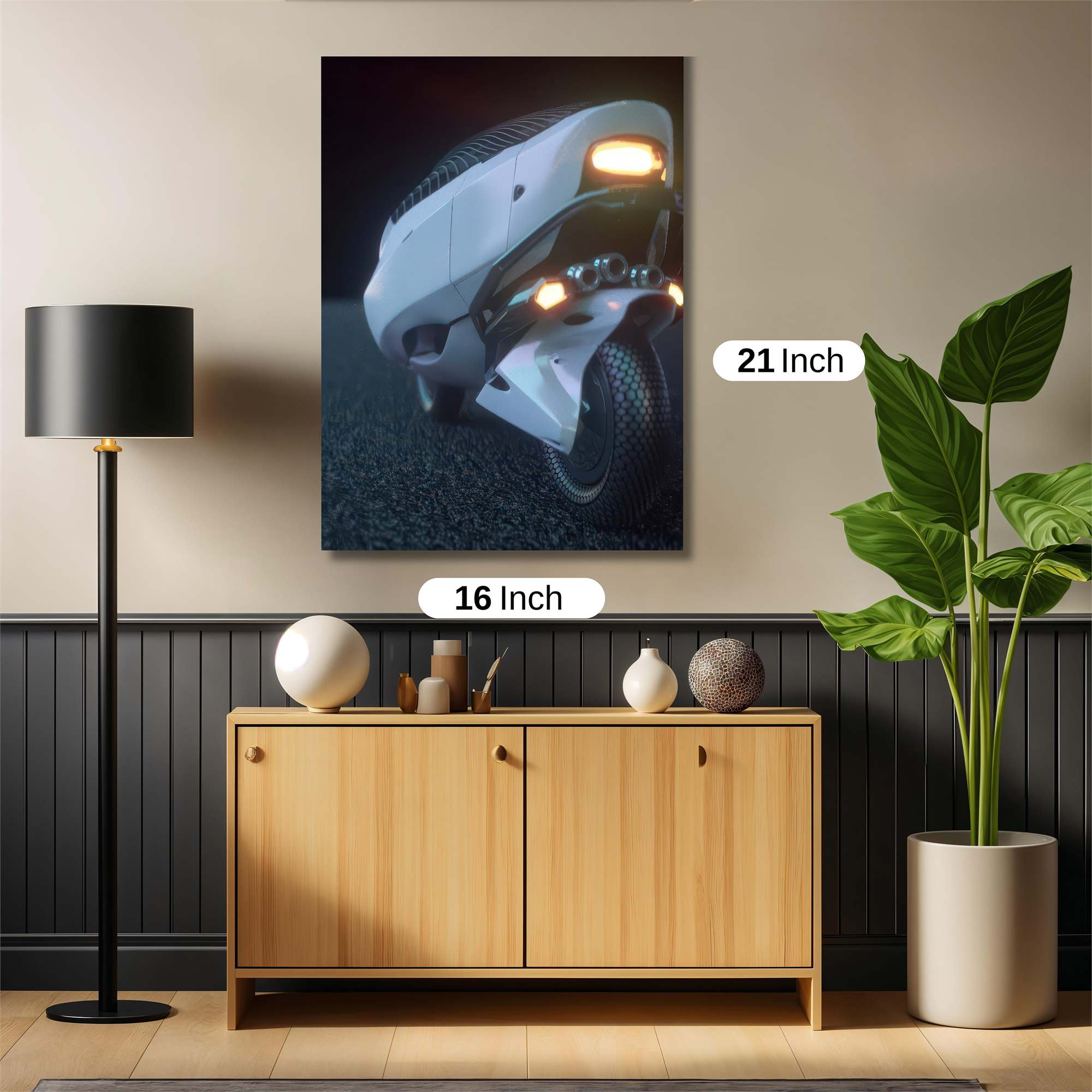 Futuristic Reveries Safe Wall Magnetic / M