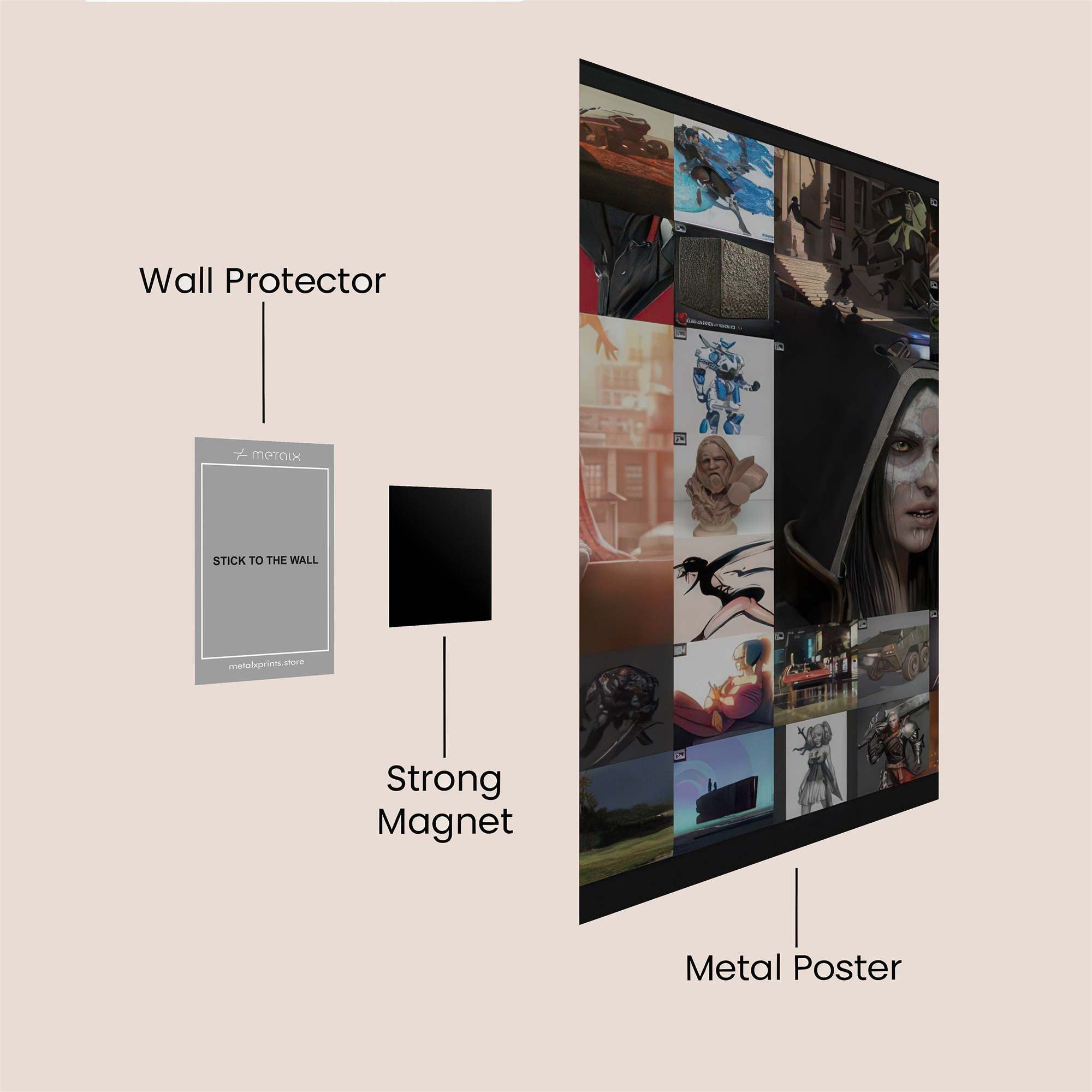 Serenity Pathway Safe Wall Magnetic / M
