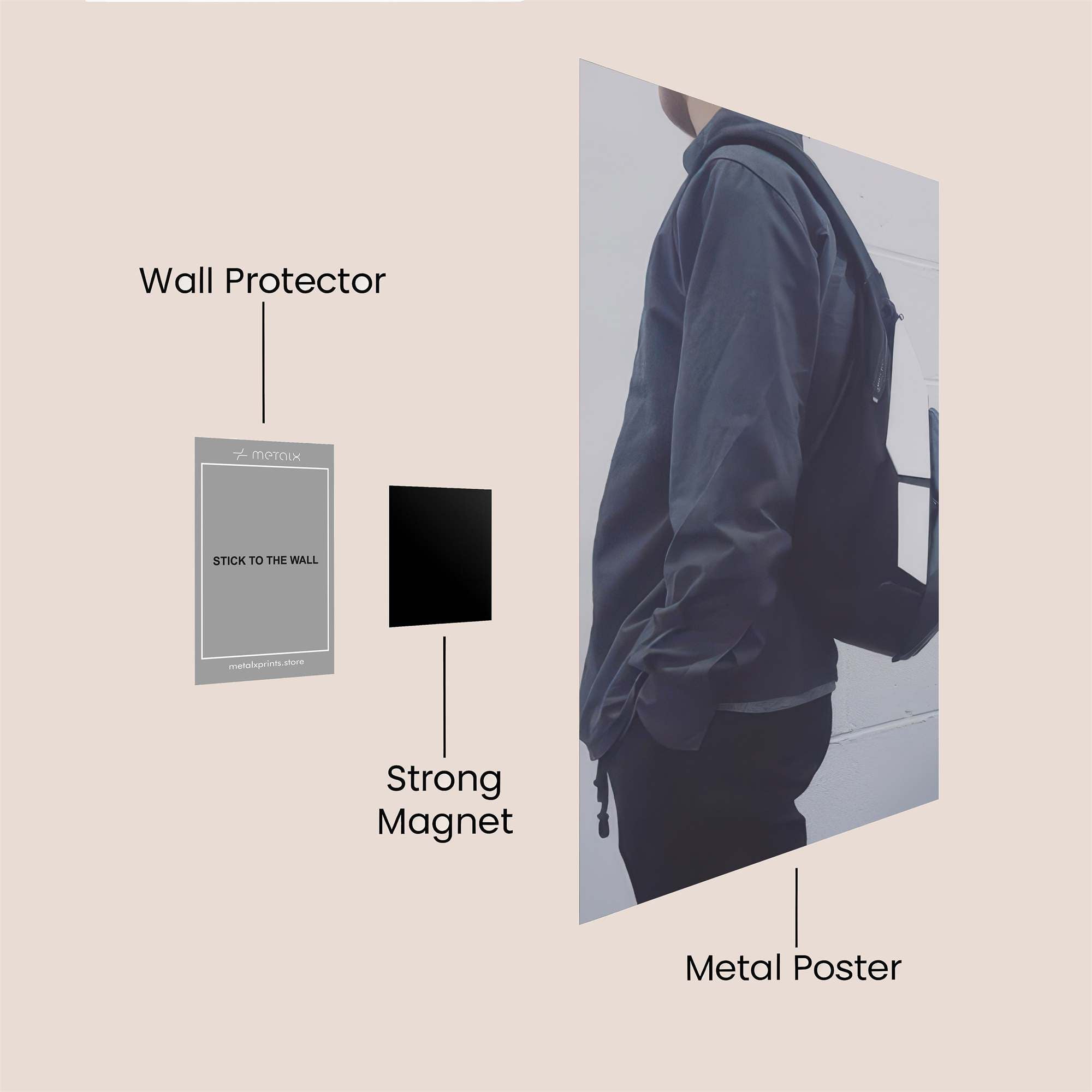 Wanderer Calm Safe Wall Magnetic / M