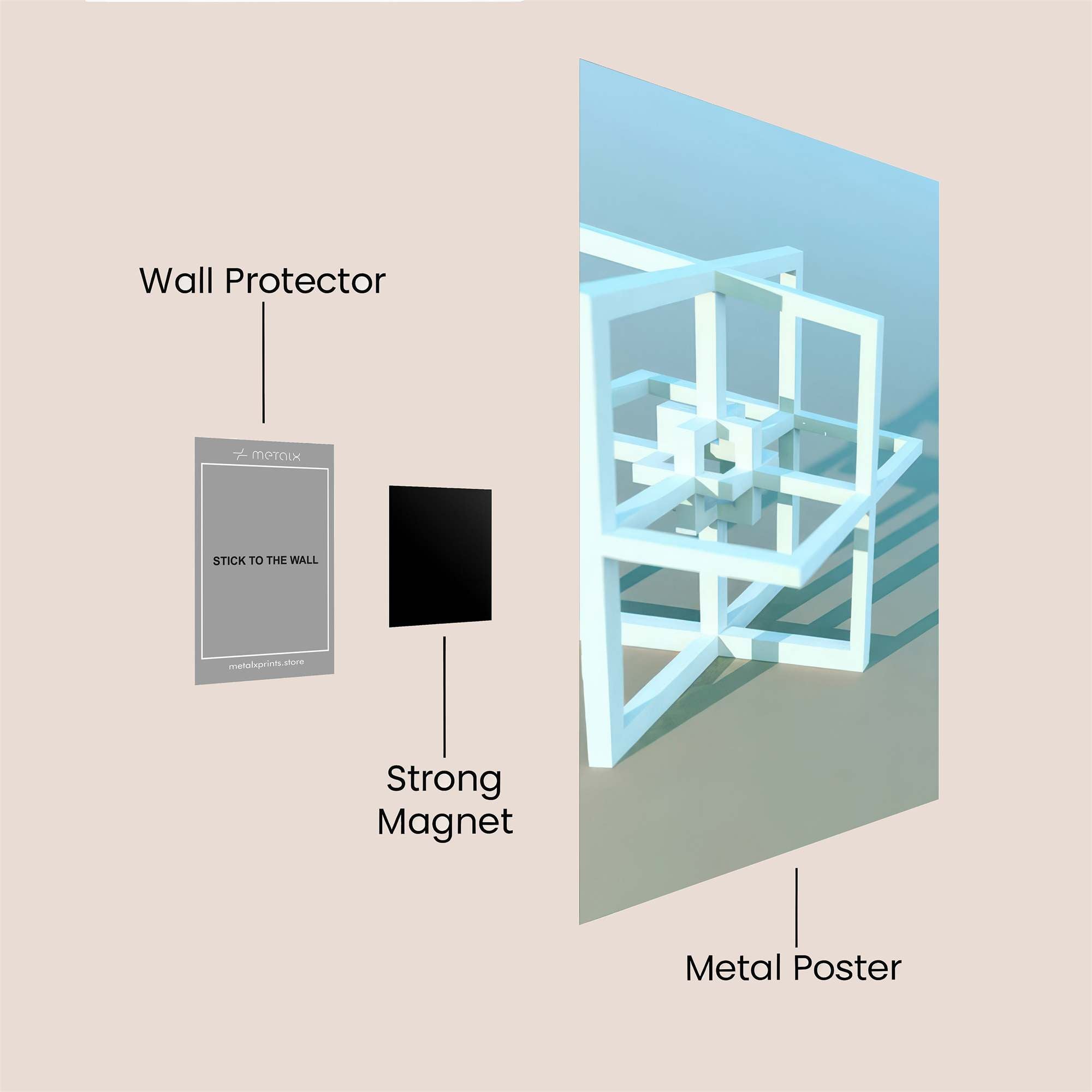Urban Silence Safe Wall Magnetic / M