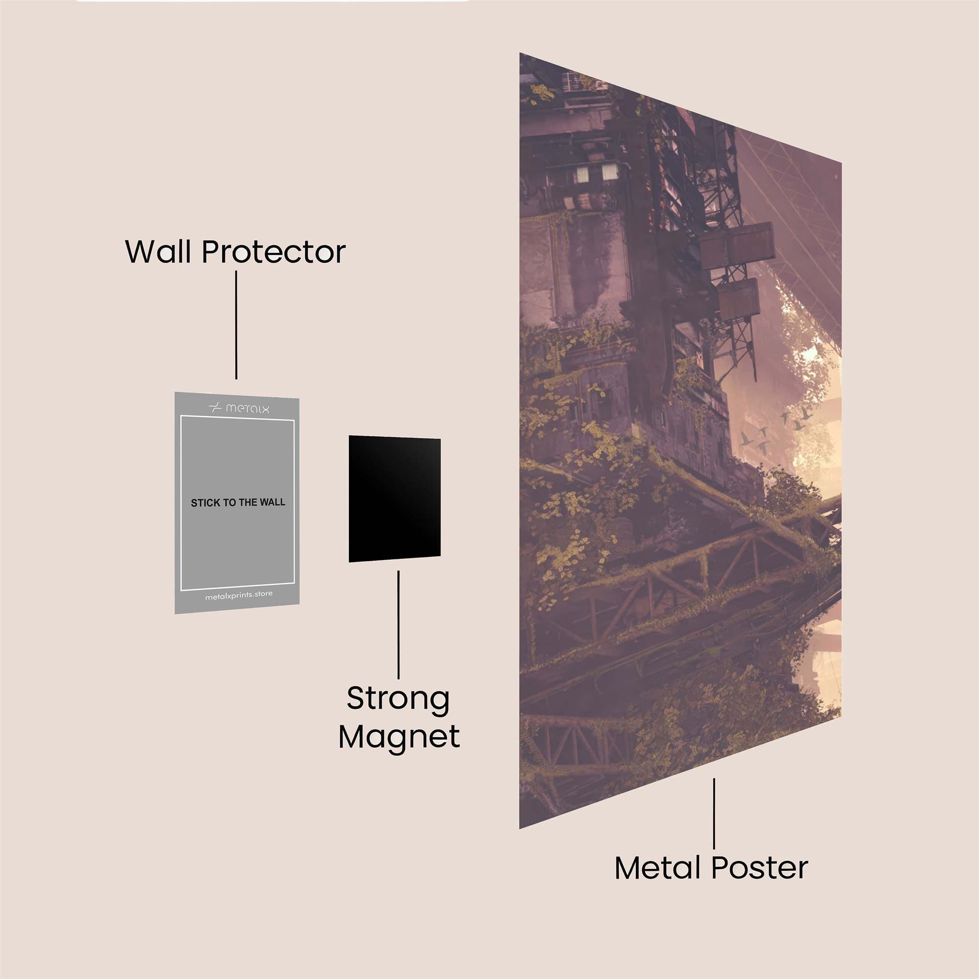 Urban Overgrowth Safe Wall Magnetic / M