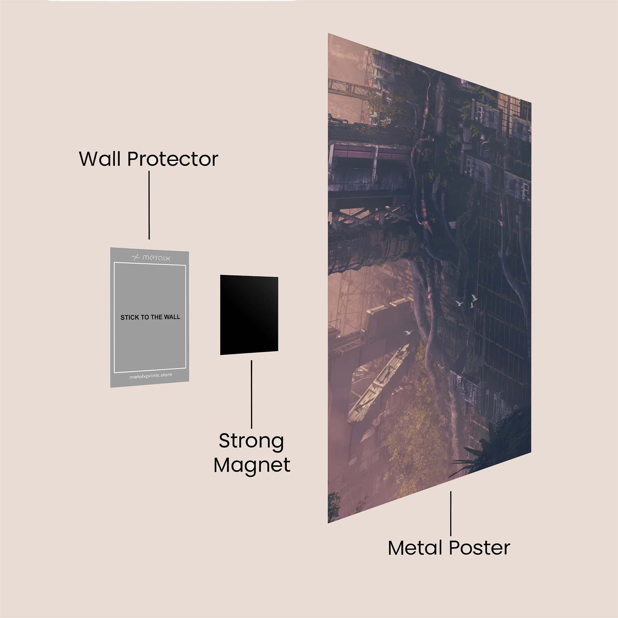 Urban Serenity Safe Wall Magnetic / M