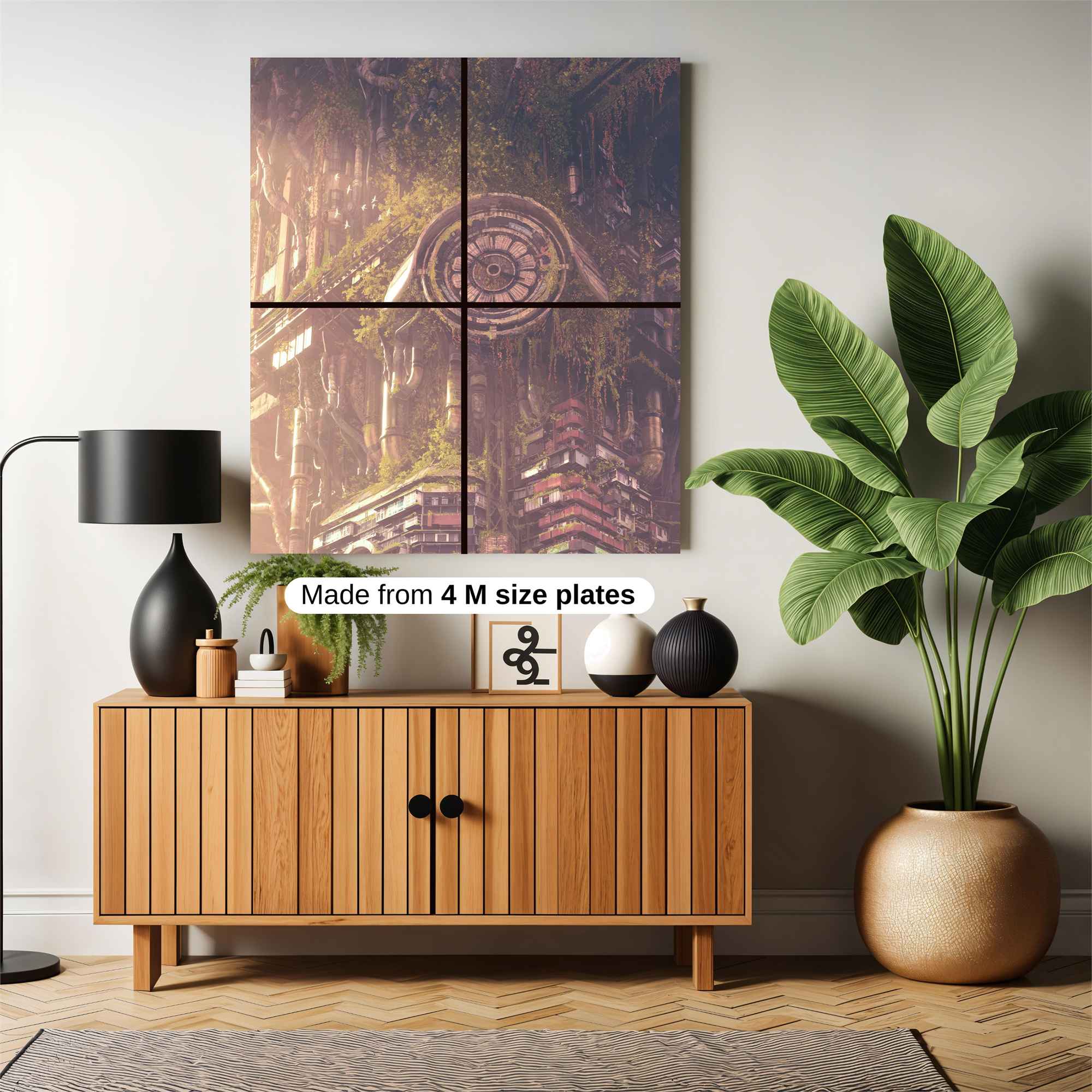 Futuristic Overgrowth Safe Wall Magnetic / M