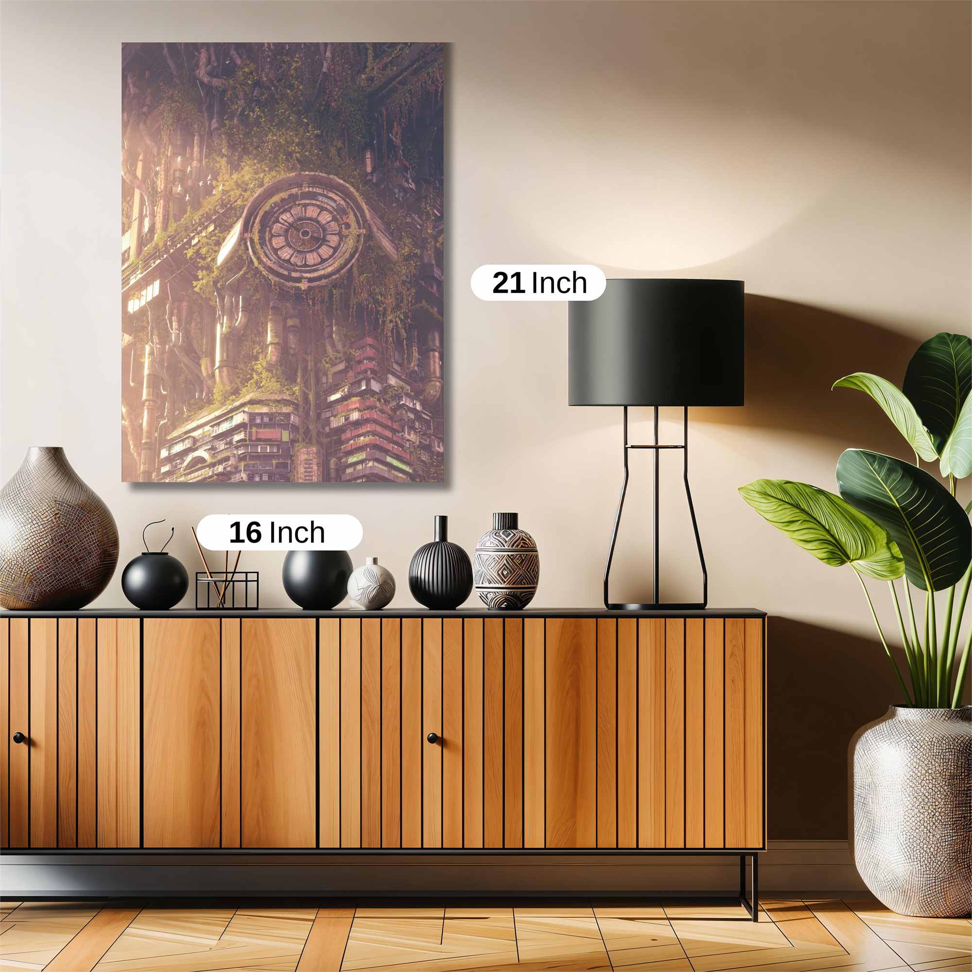 Futuristic Overgrowth Safe Wall Magnetic / M