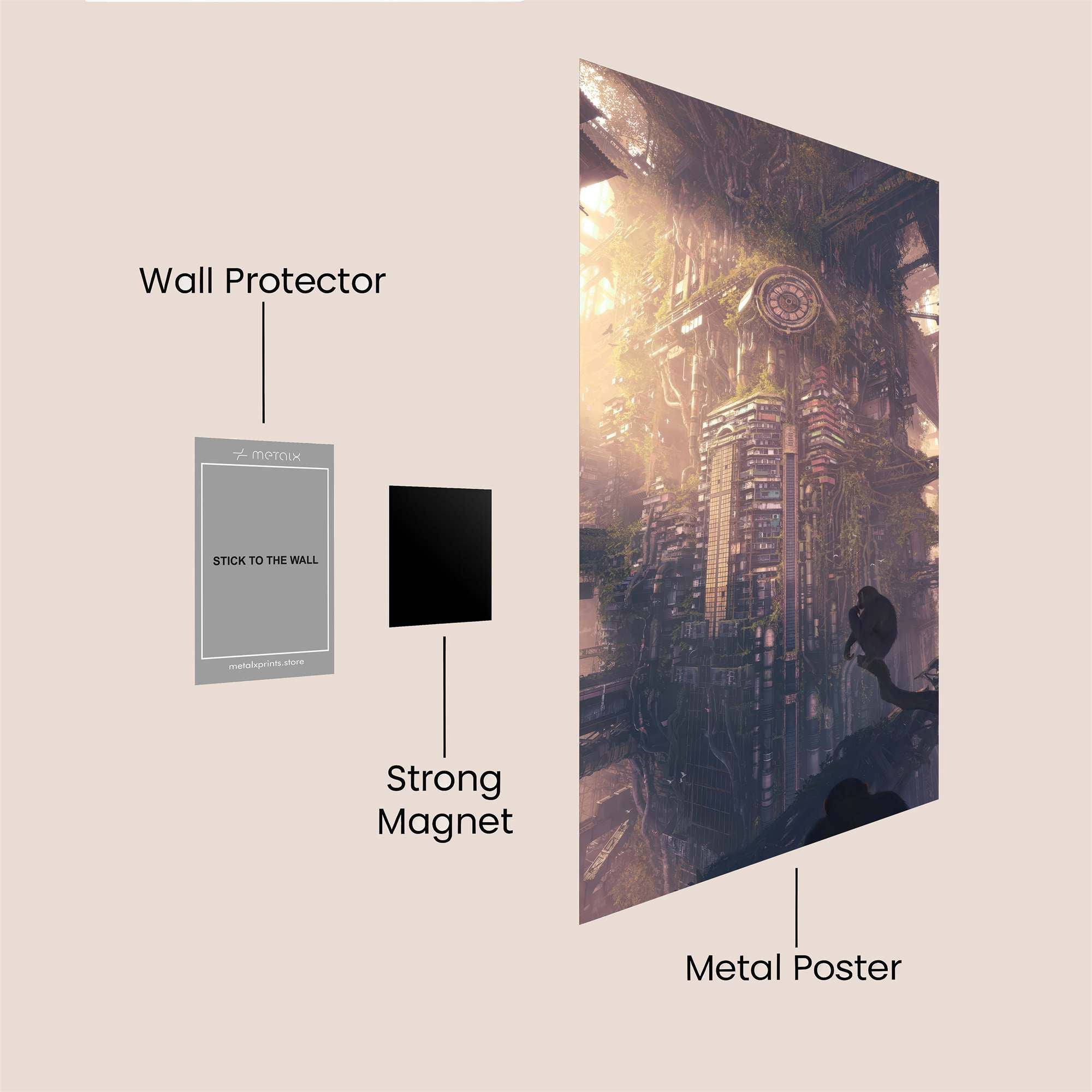 Urban Overgrowth Safe Wall Magnetic / M