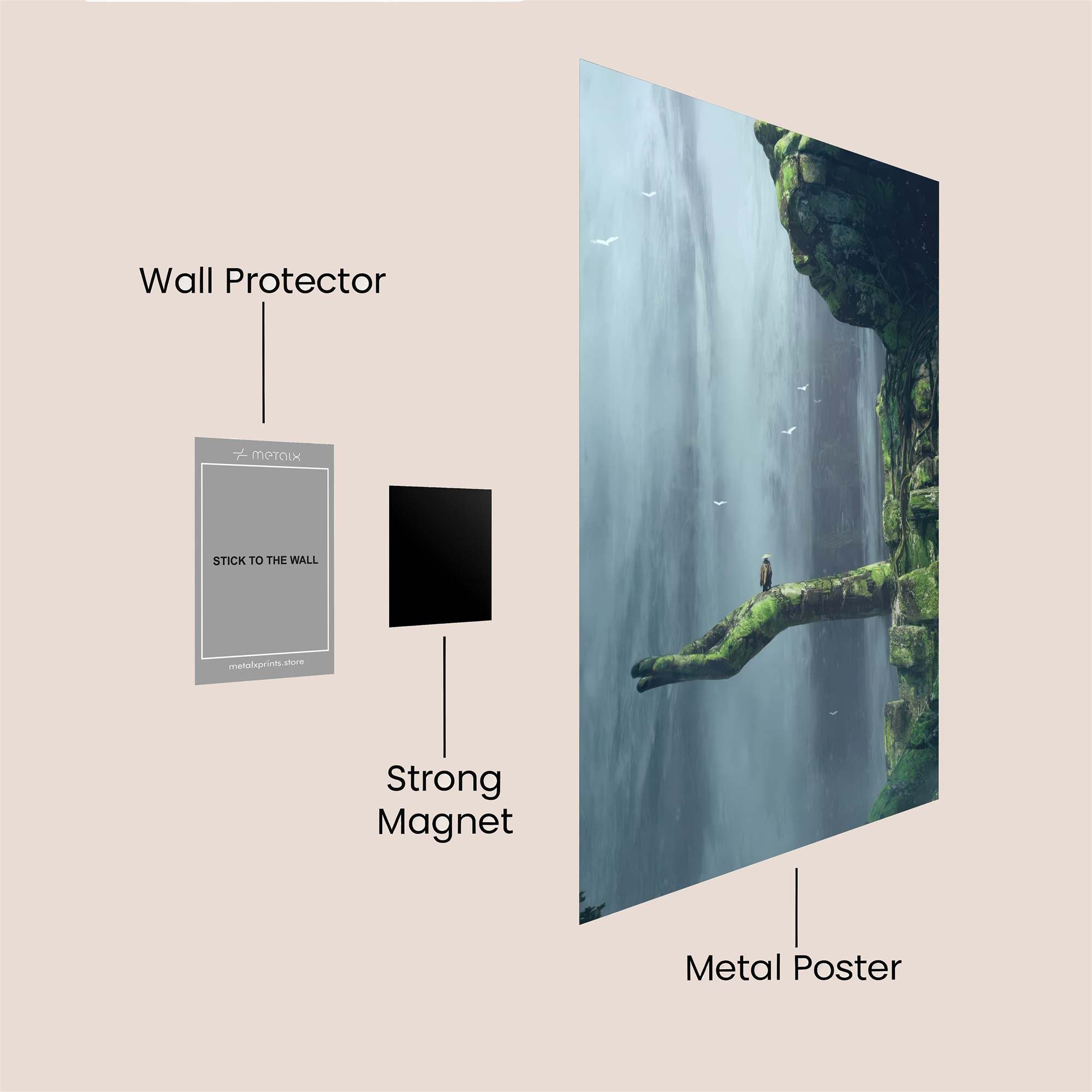 Giant's Solitude Safe Wall Magnetic / M