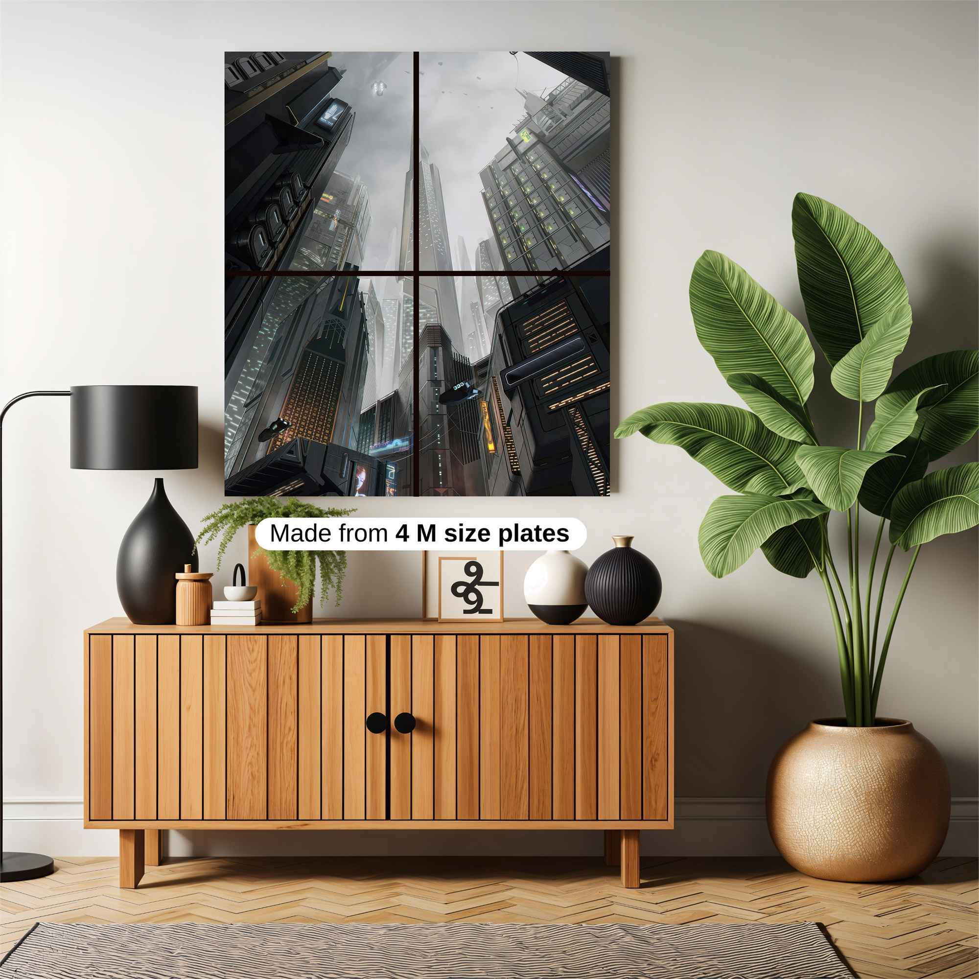 Futuristic Ascension Safe Wall Magnetic / M