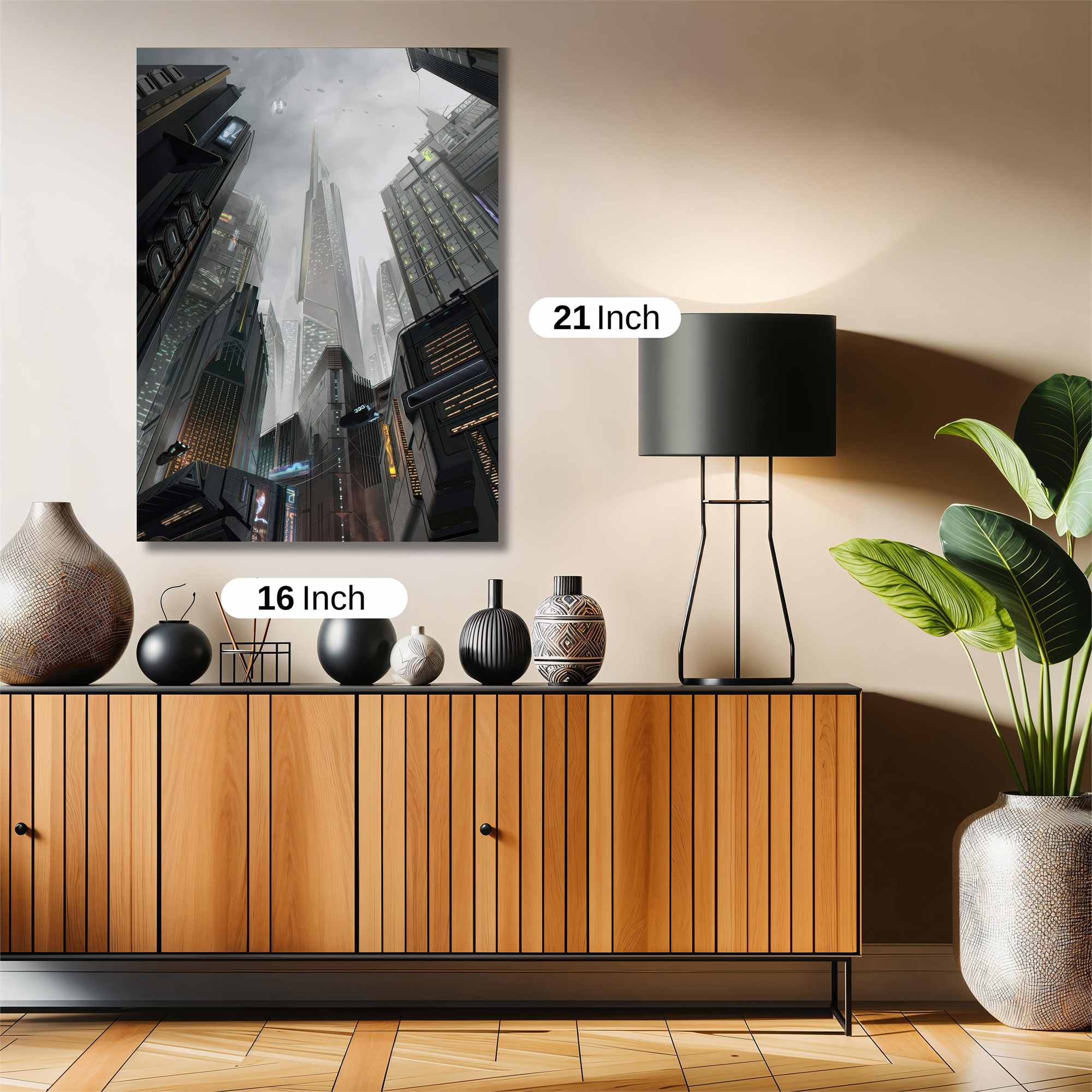 Futuristic Ascension Safe Wall Magnetic / M