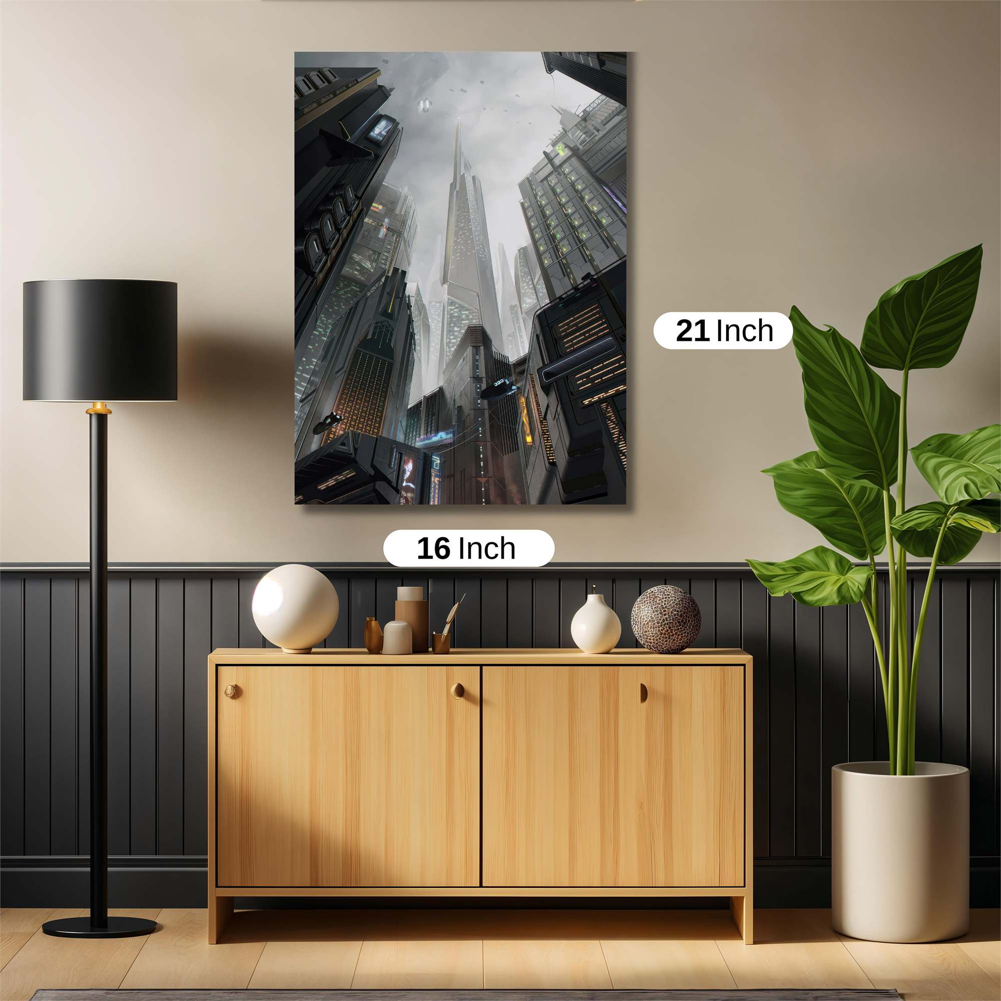 Futuristic Ascension Safe Wall Magnetic / M