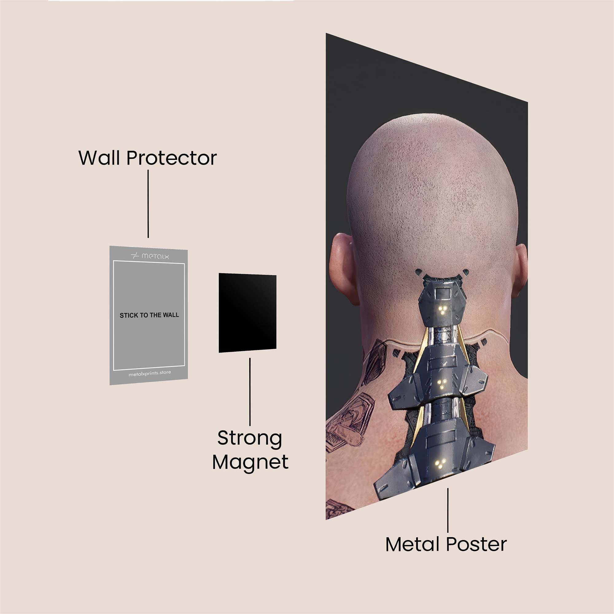 Cybernetic Fusion Safe Wall Magnetic / M