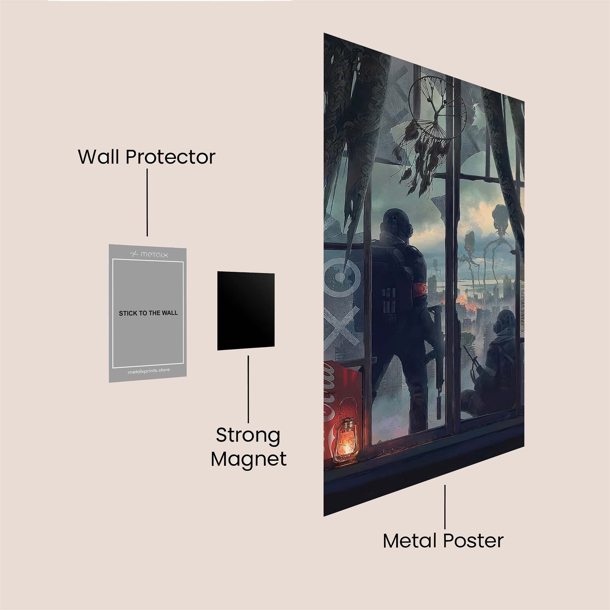 Urban Serenity Safe Wall Magnetic / M