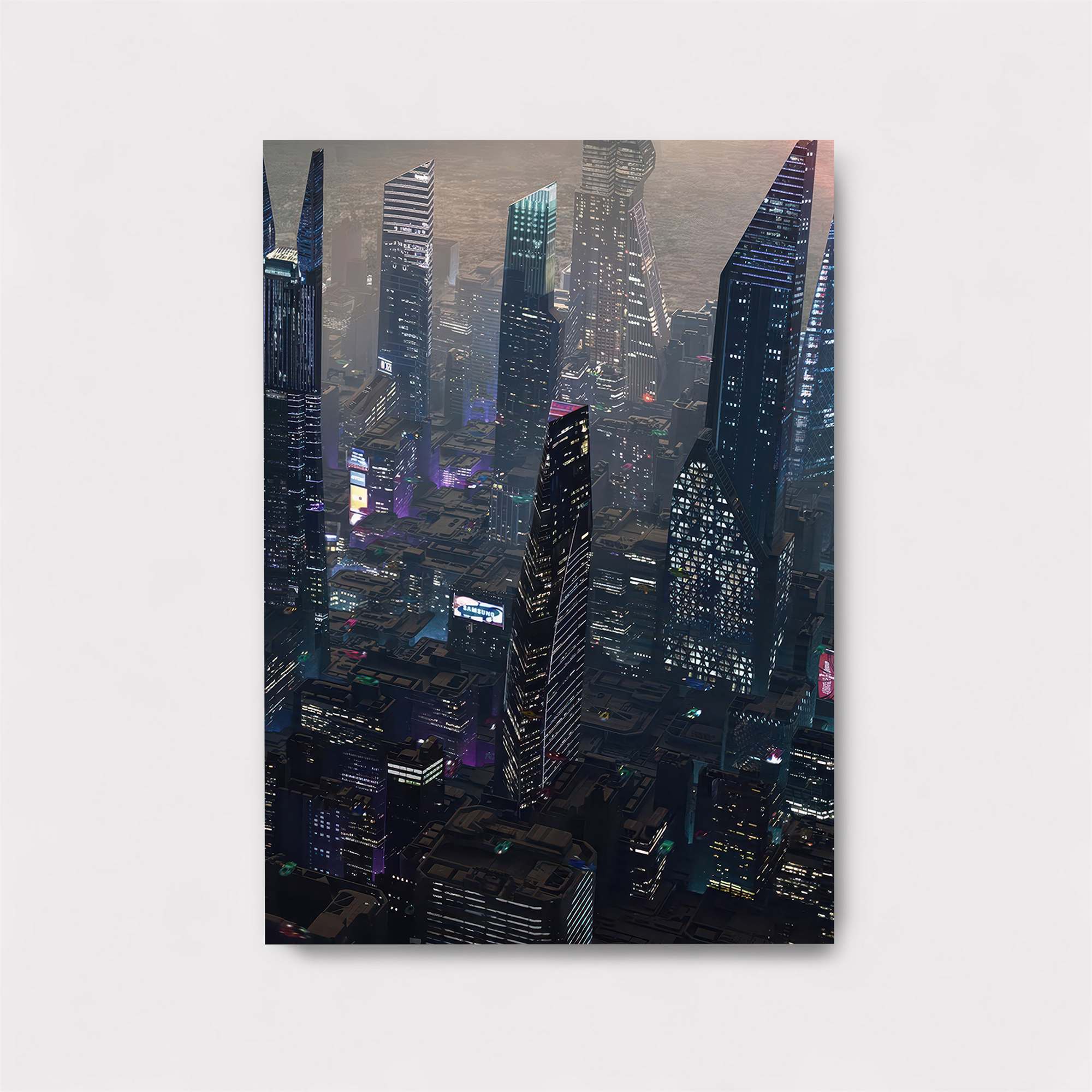 Neon Metropolis Safe Wall Magnetic / M