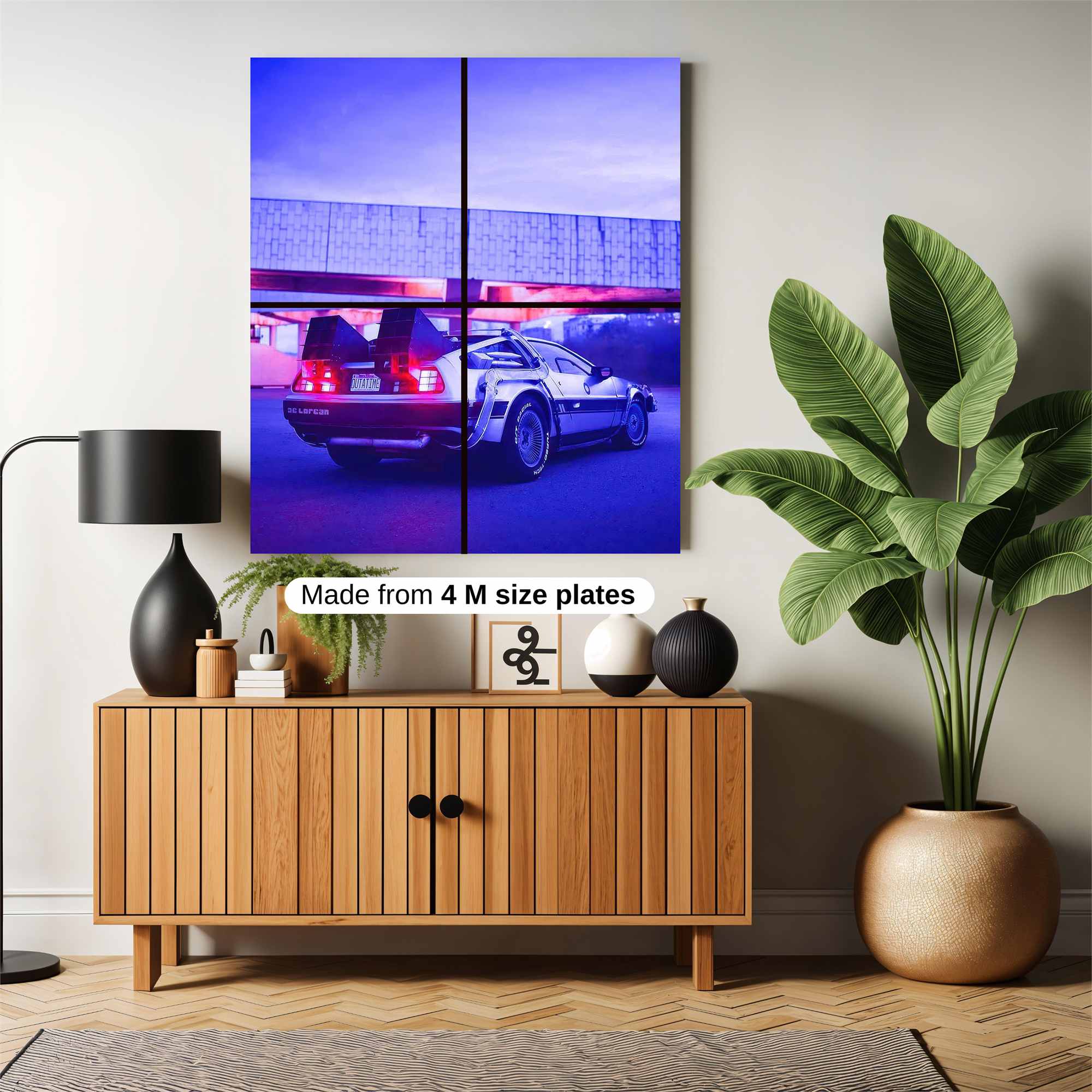 DeLorean Dreamscape Safe Wall Magnetic / M