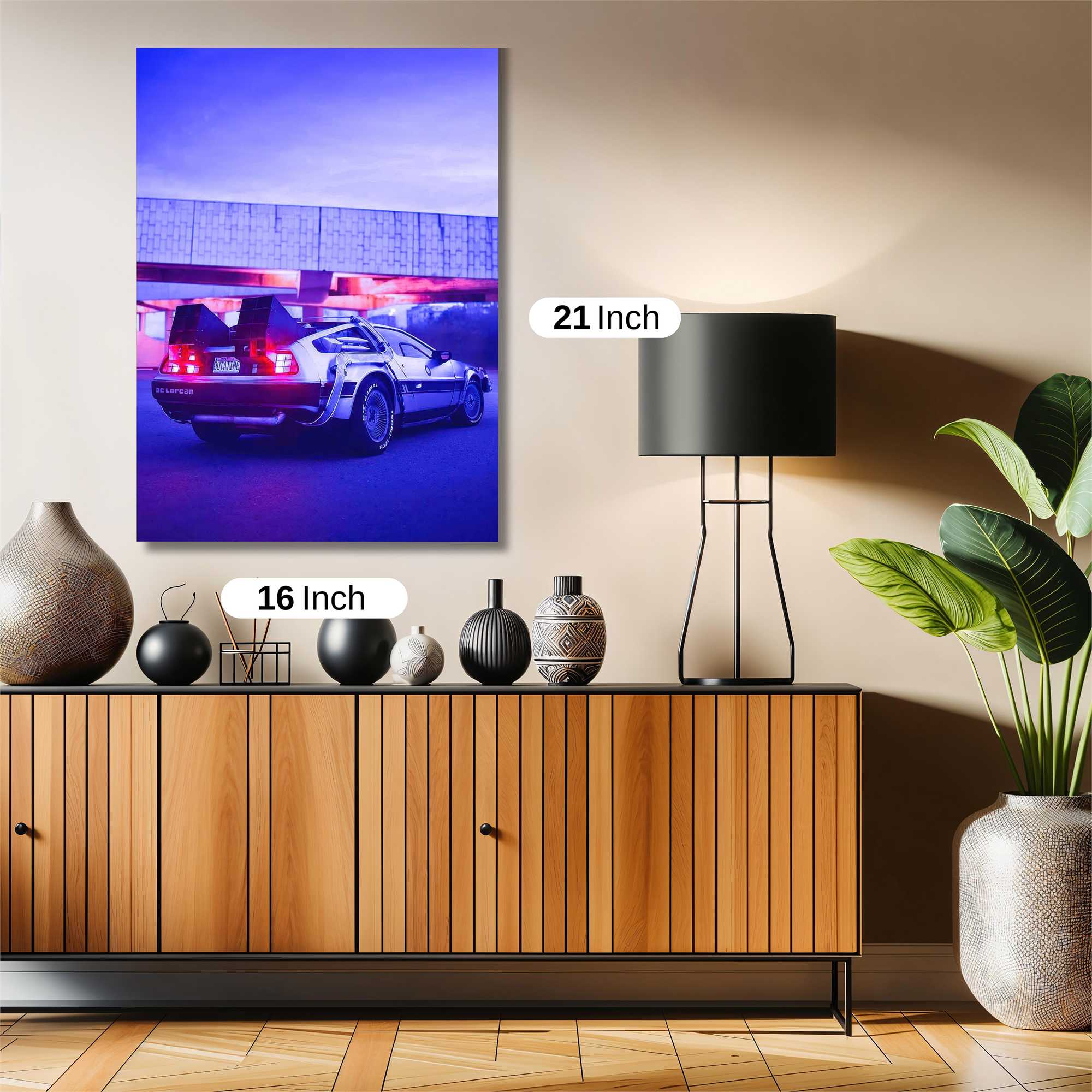 DeLorean Dreamscape Safe Wall Magnetic / M