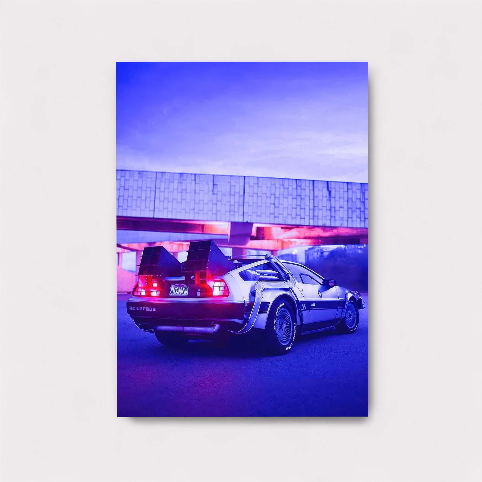 DeLorean Dreamscape Safe Wall Magnetic / M