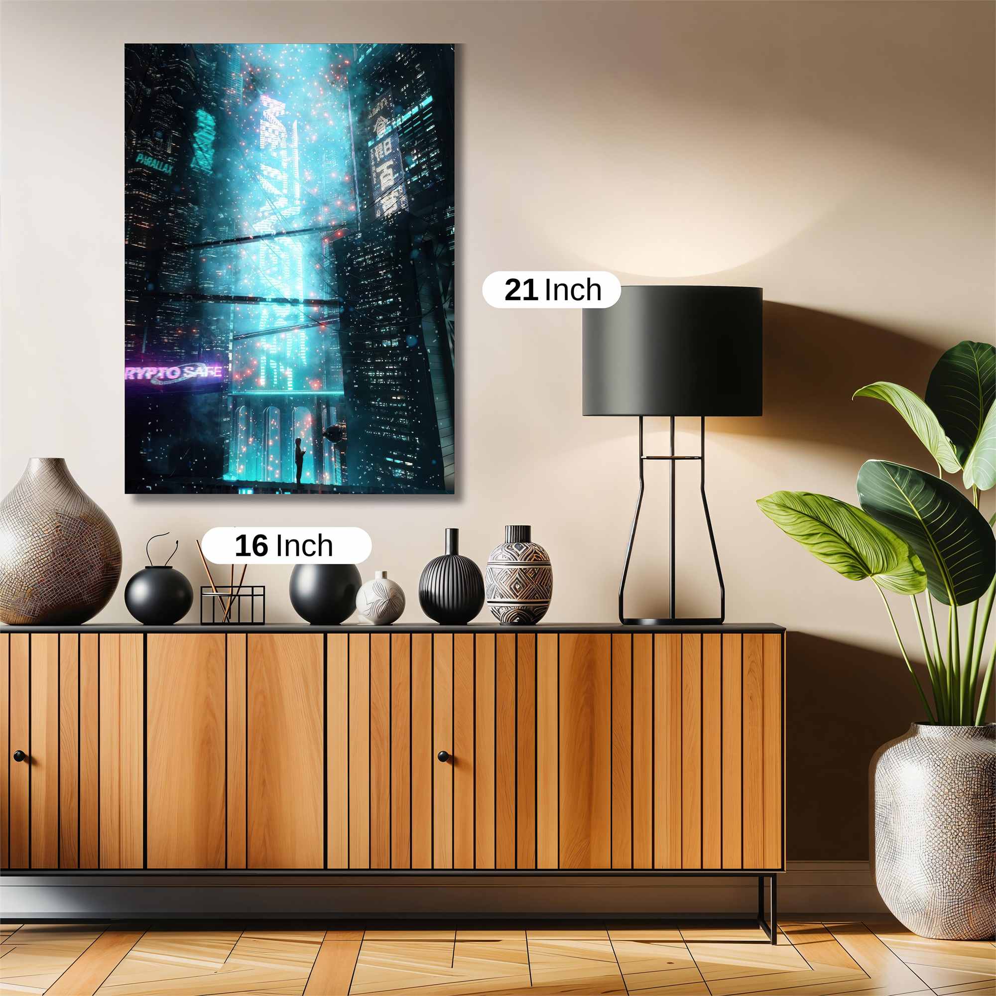 Neon Abyss Safe Wall Magnetic / M