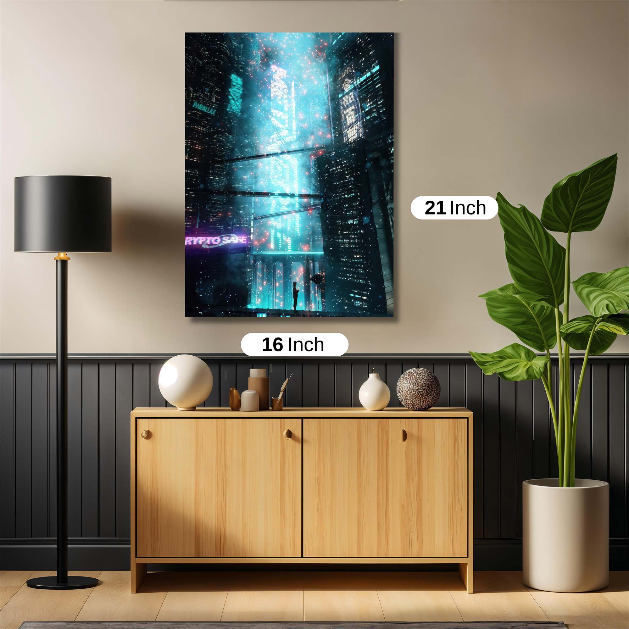 Neon Abyss Safe Wall Magnetic / M