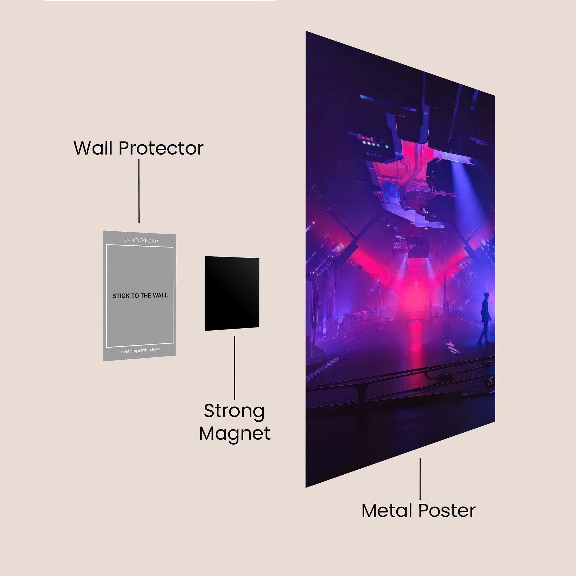 Neon Odyssey Safe Wall Magnetic / M