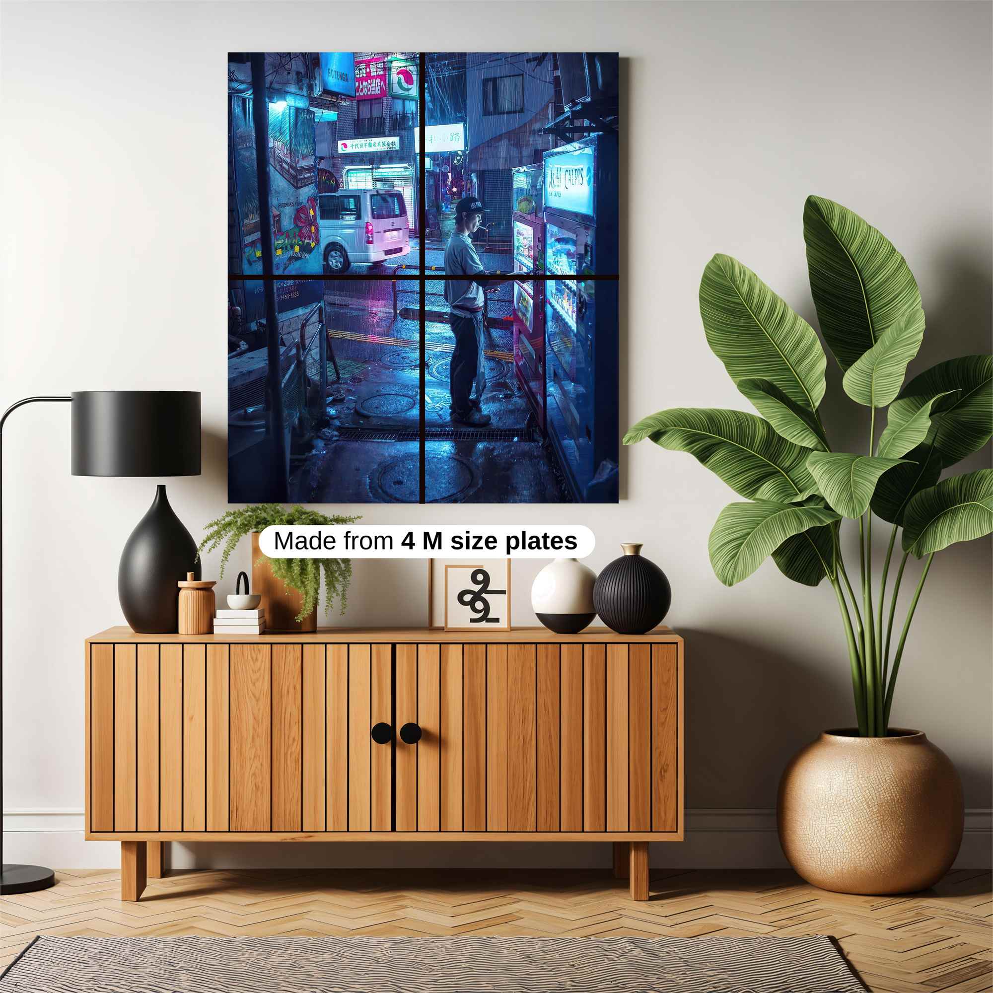 Neon Solitude Safe Wall Magnetic / M