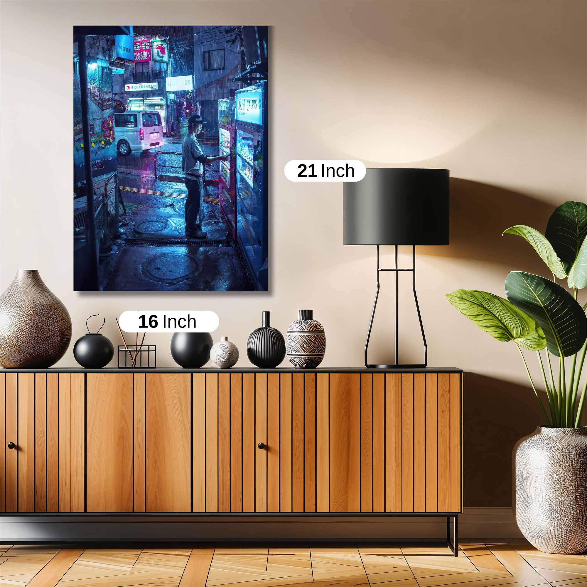 Neon Solitude Safe Wall Magnetic / M