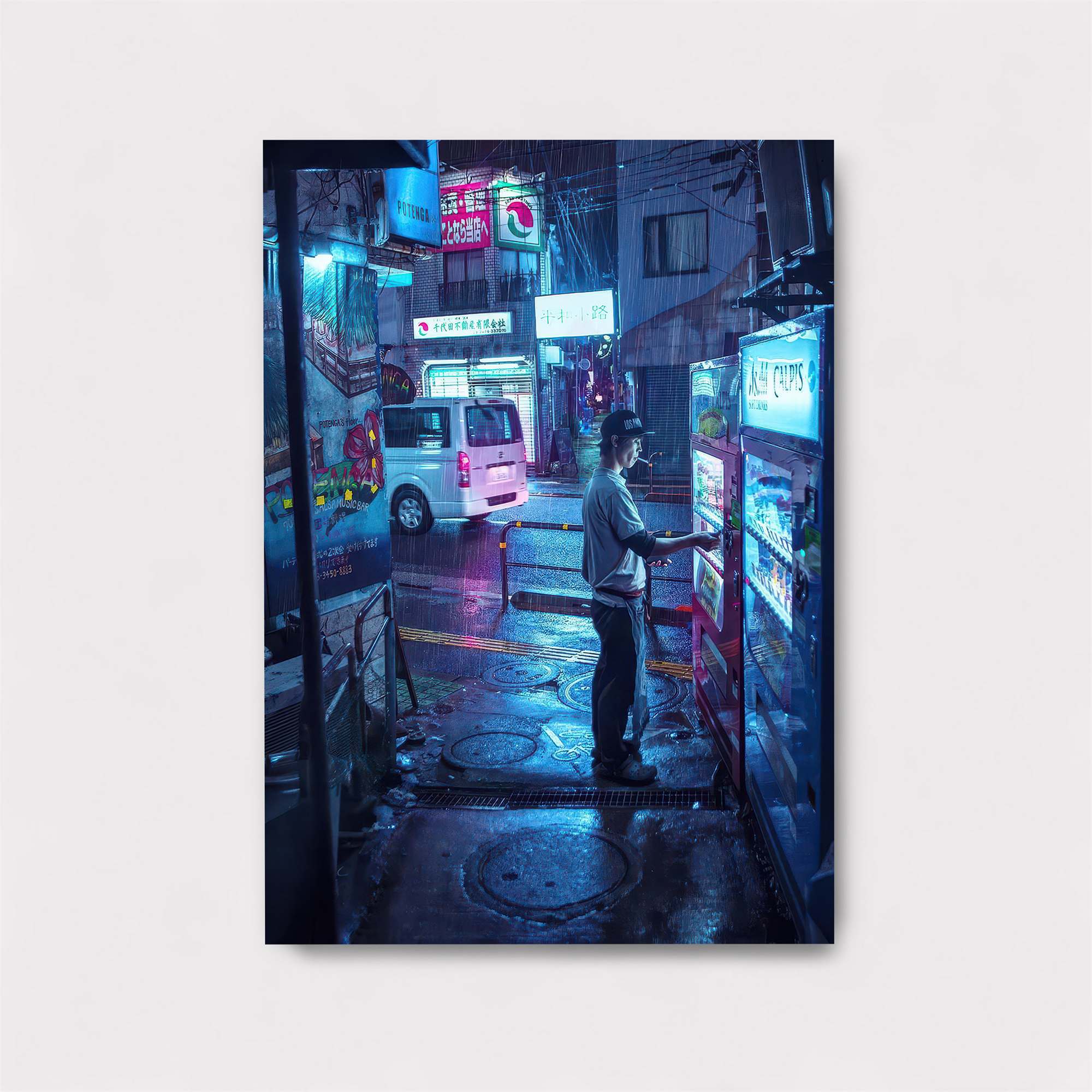 Neon Solitude Safe Wall Magnetic / M