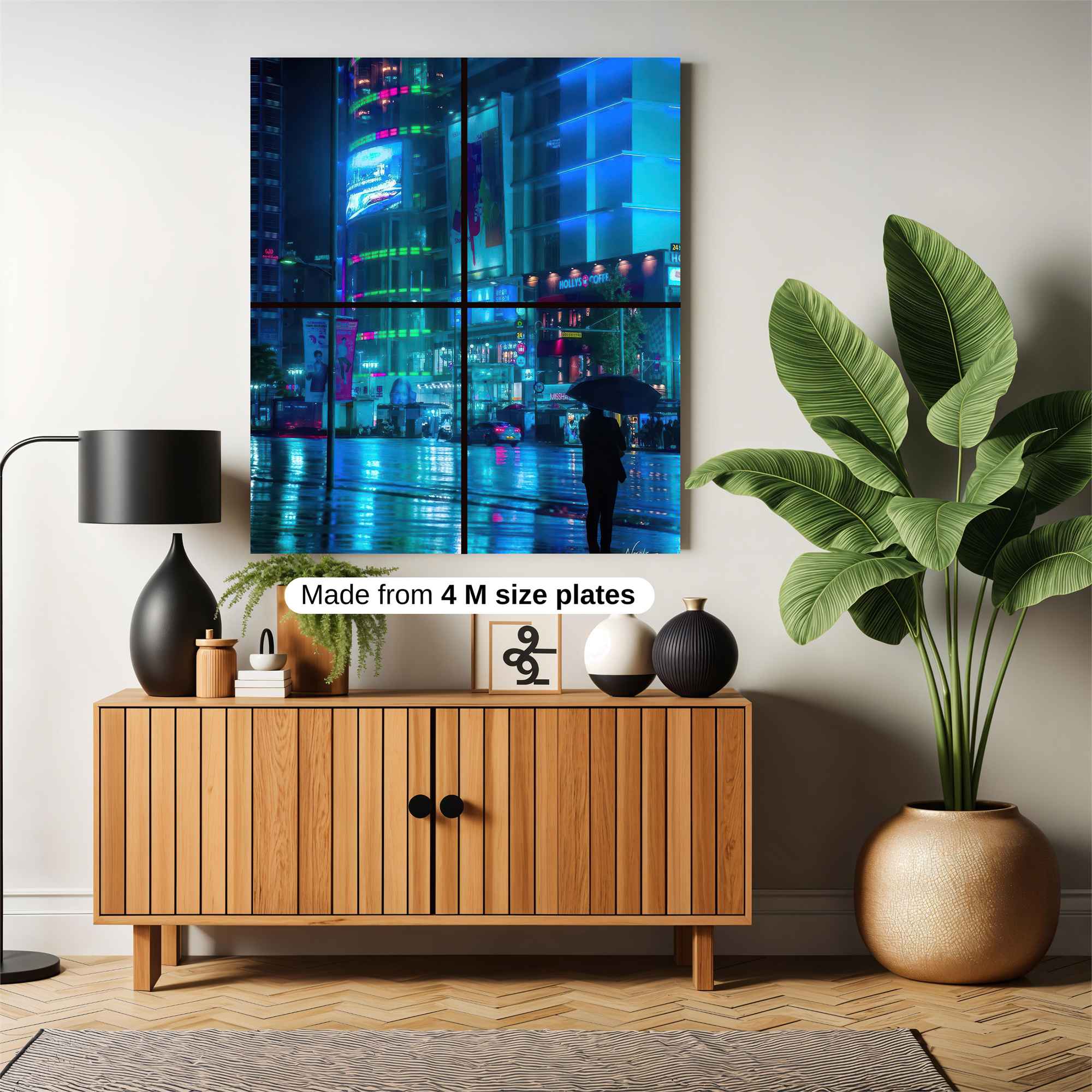 Neon Serenity Safe Wall Magnetic / M