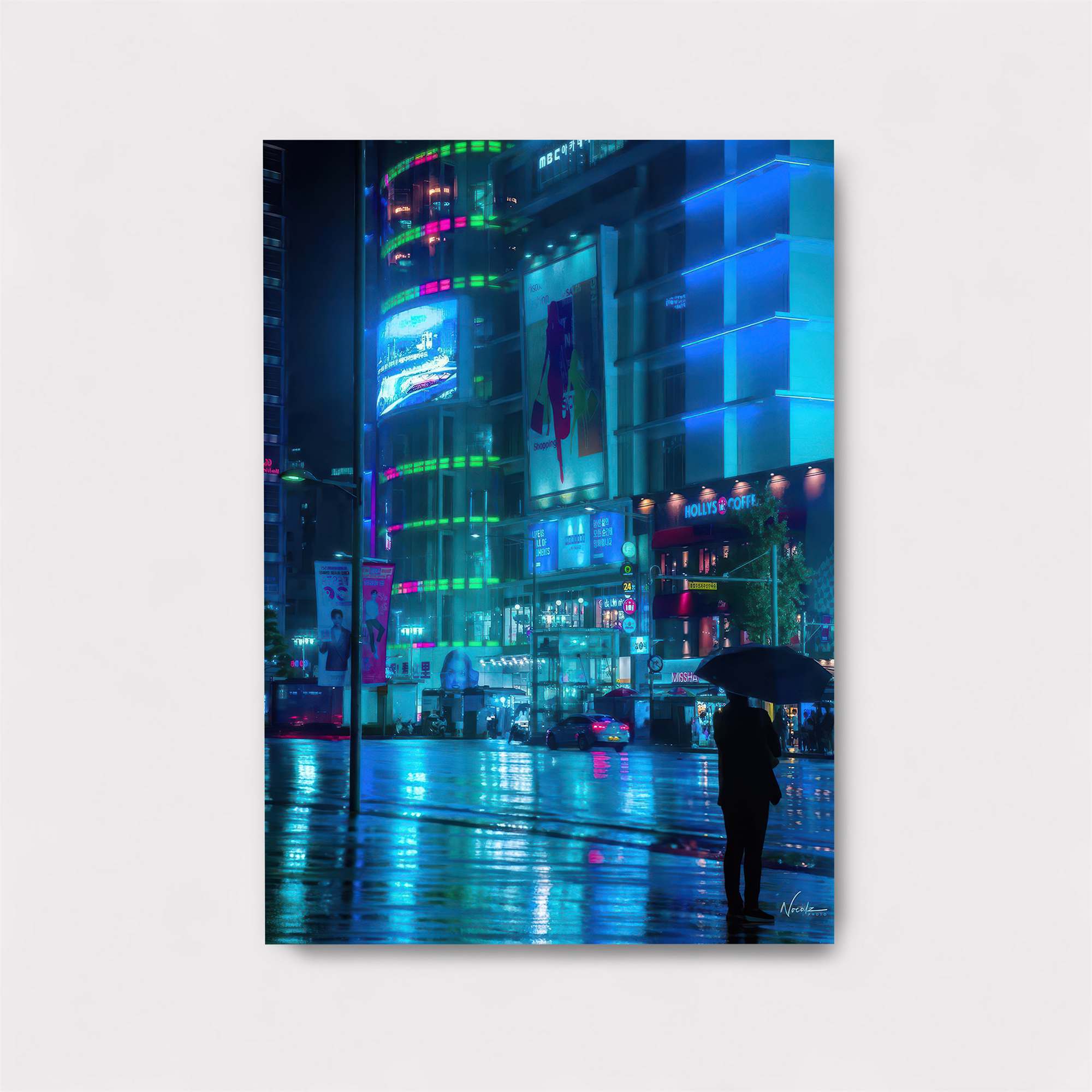 Neon Serenity Safe Wall Magnetic / M
