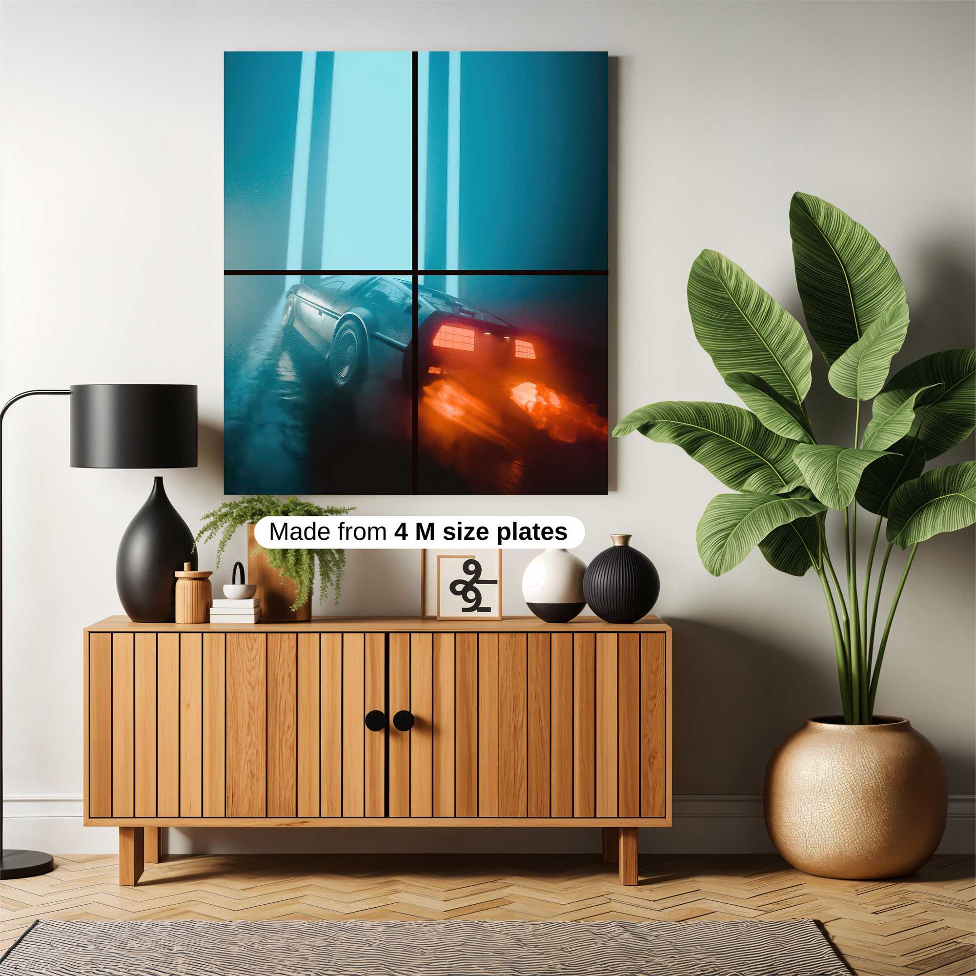 DeLorean Dreamscape Safe Wall Magnetic / M