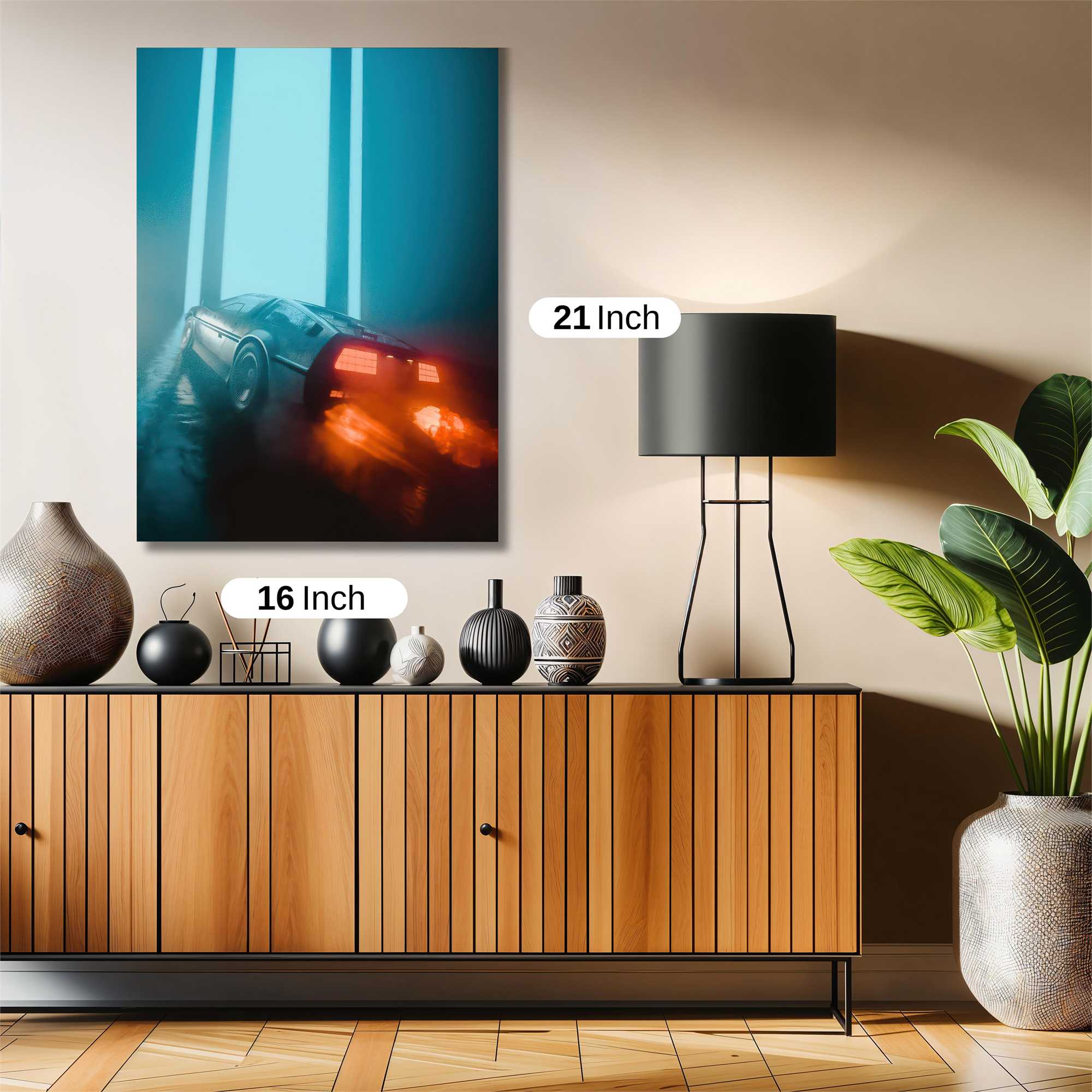 DeLorean Dreamscape Safe Wall Magnetic / M