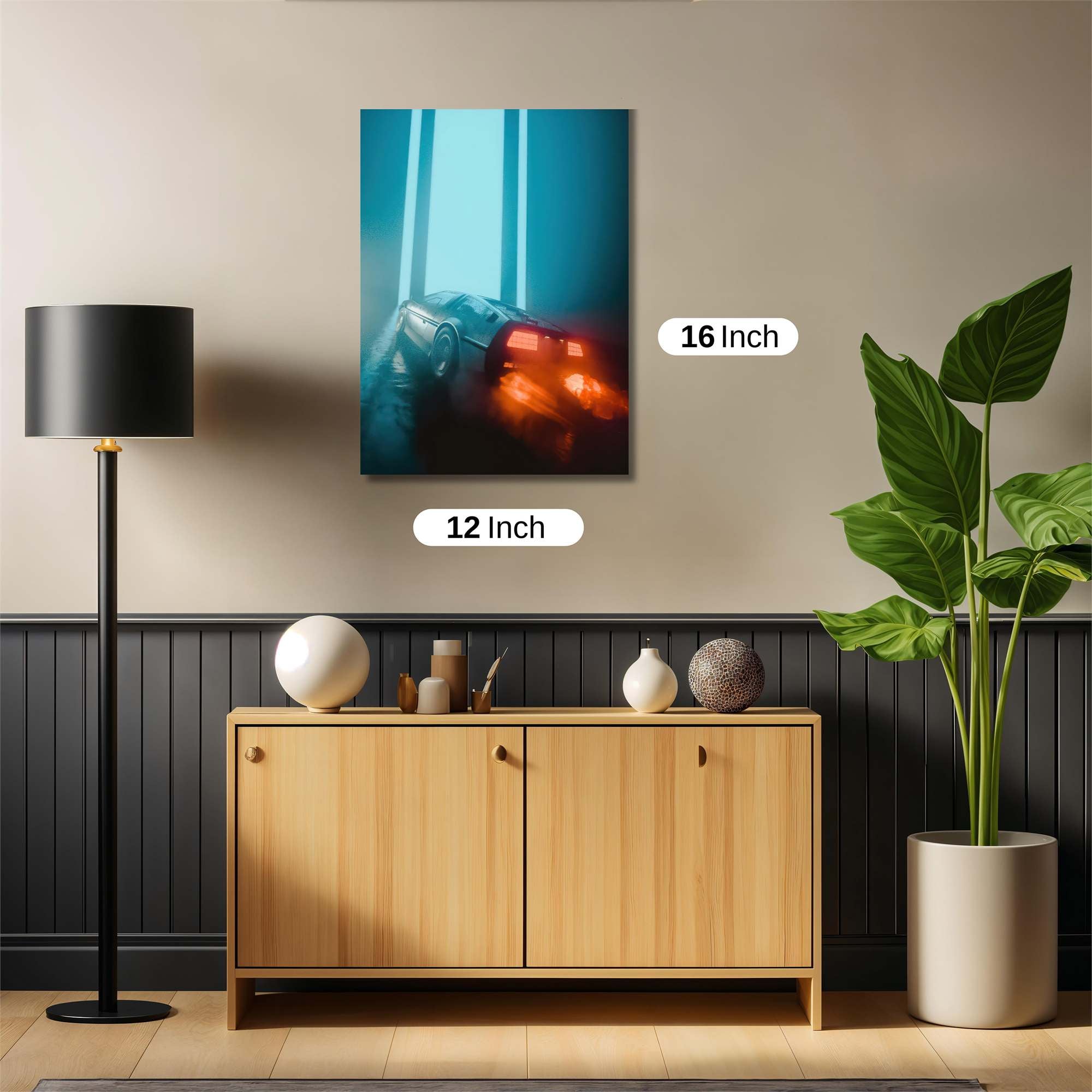 DeLorean Dreamscape Safe Wall Magnetic / M