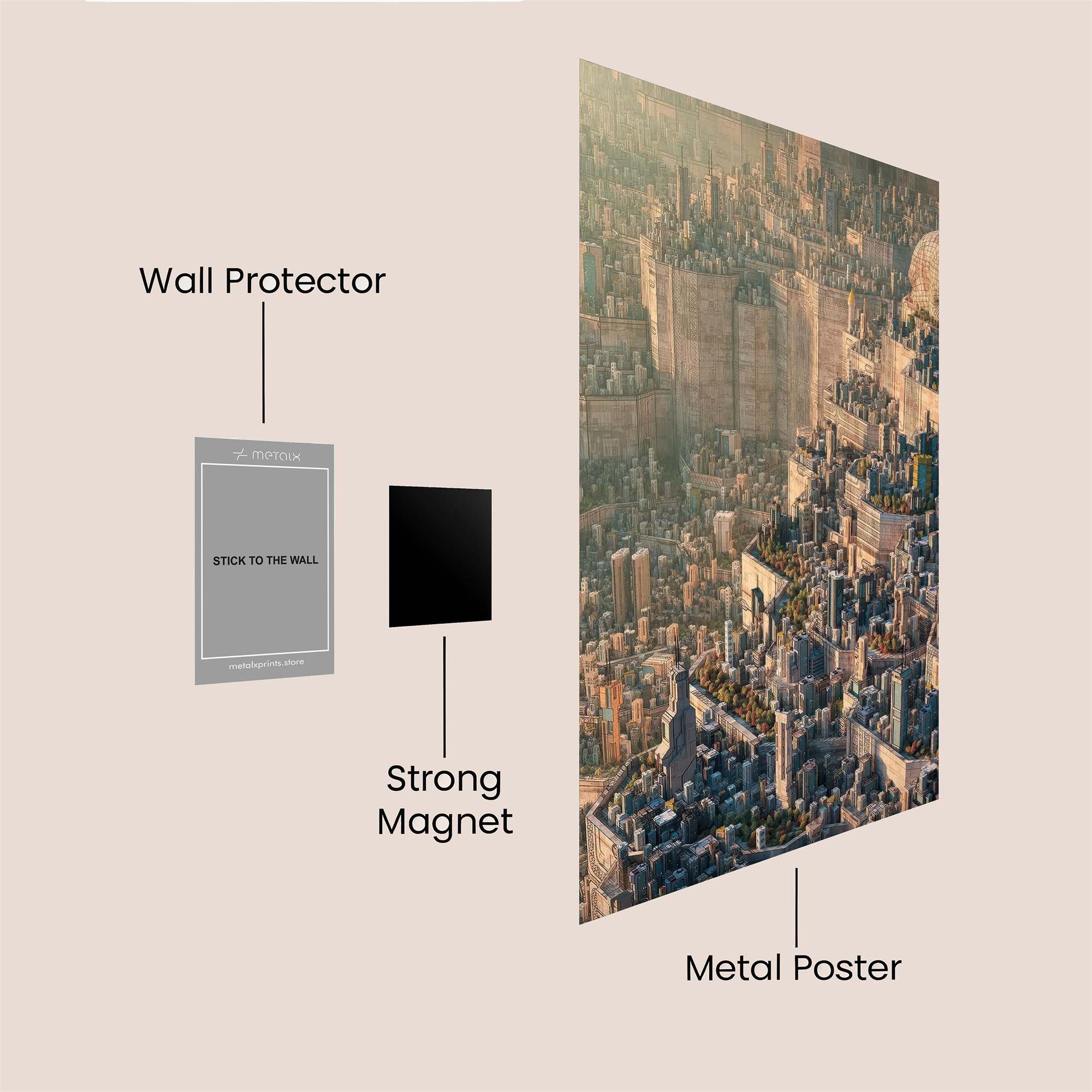 Urban Majesty Safe Wall Magnetic / M
