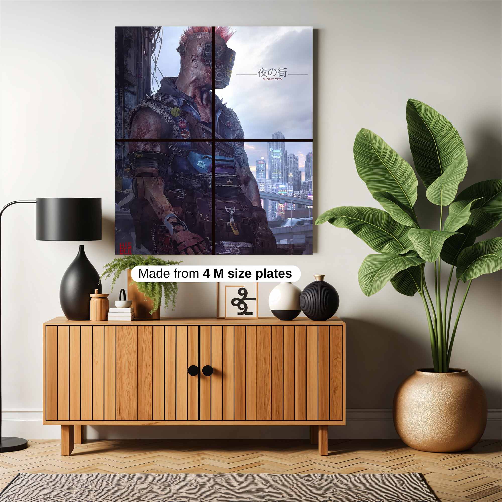 Cyberpunk Resilience Safe Wall Magnetic / M