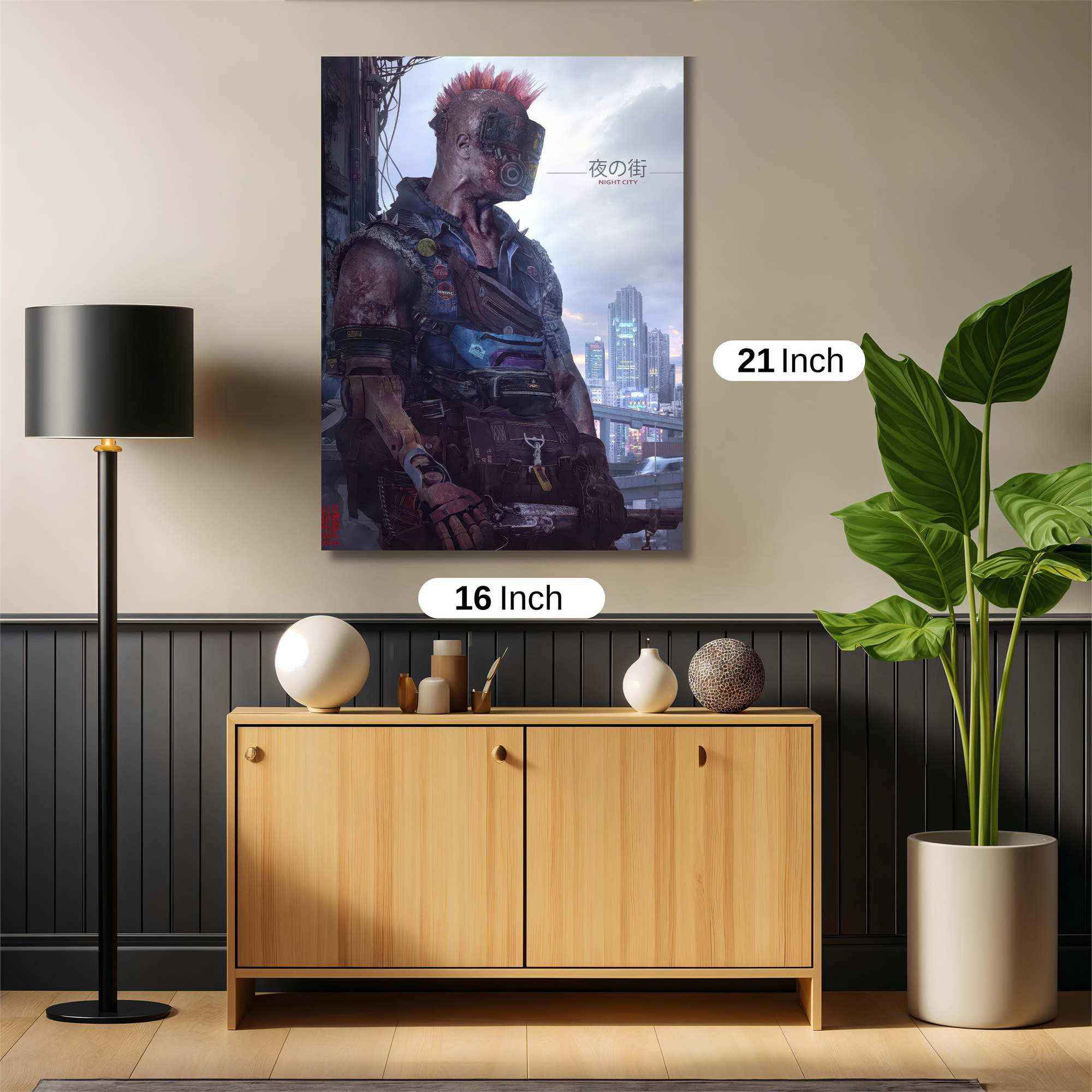 Cyberpunk Resilience Safe Wall Magnetic / M