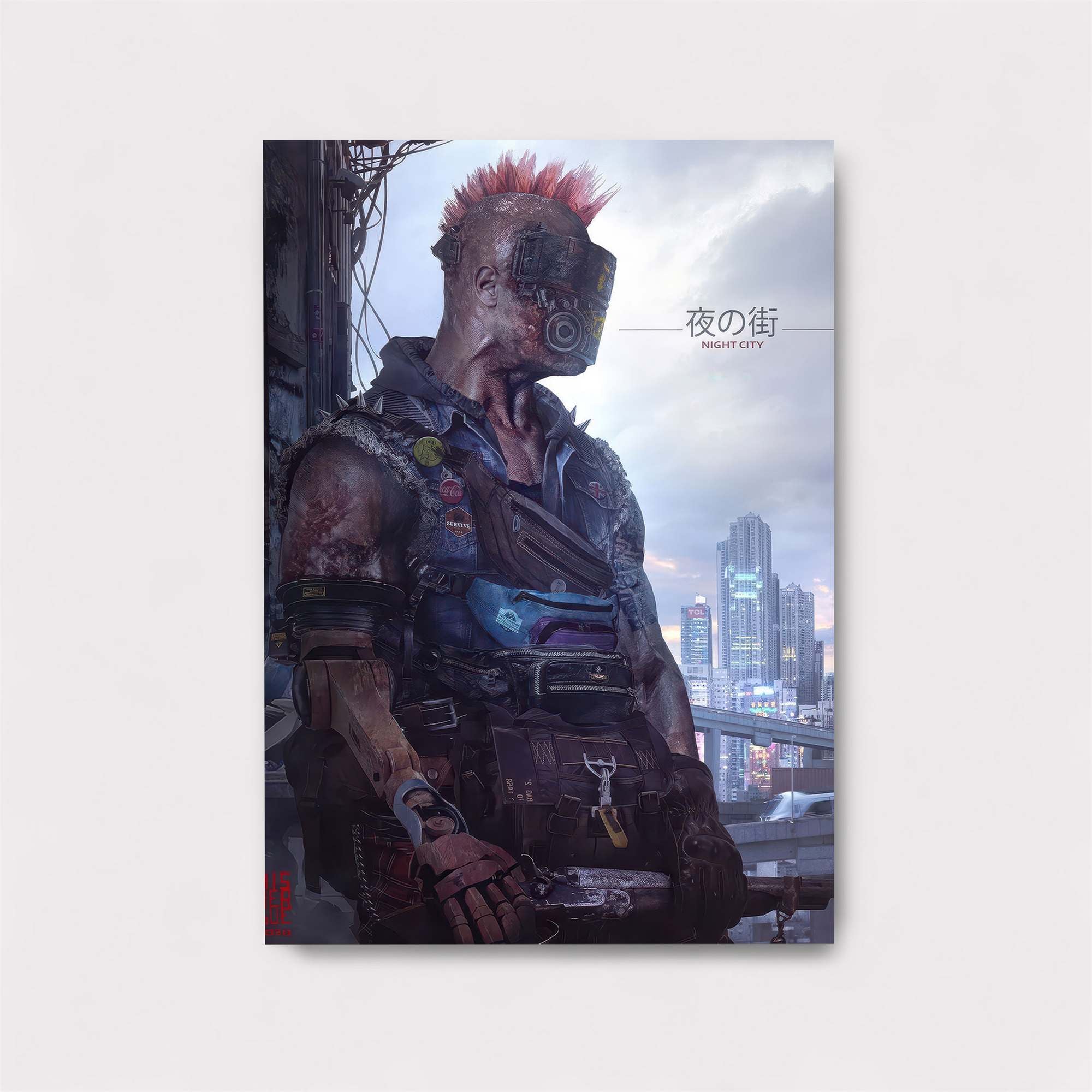 Cyberpunk Resilience Safe Wall Magnetic / M