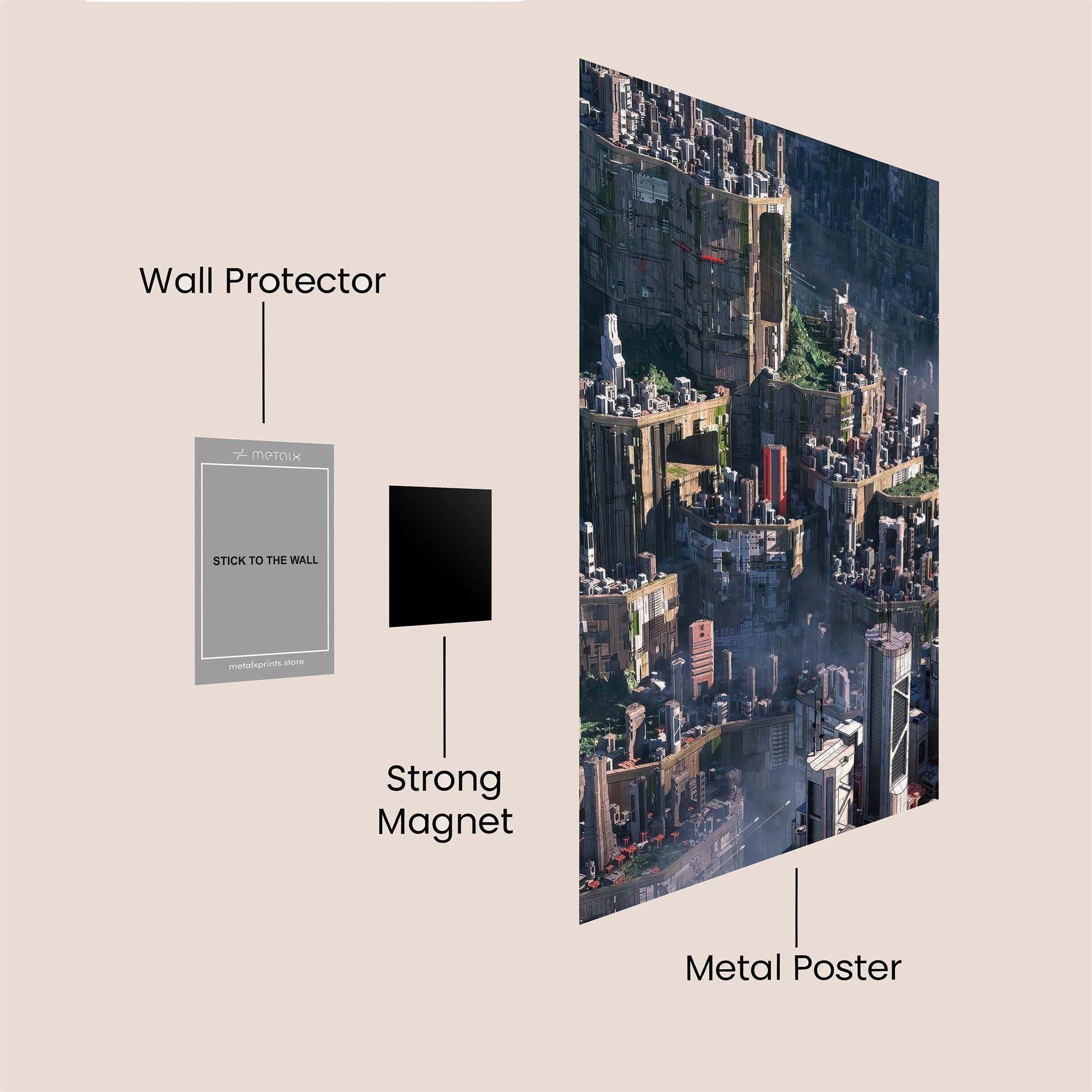 Urban Mystique Safe Wall Magnetic / M