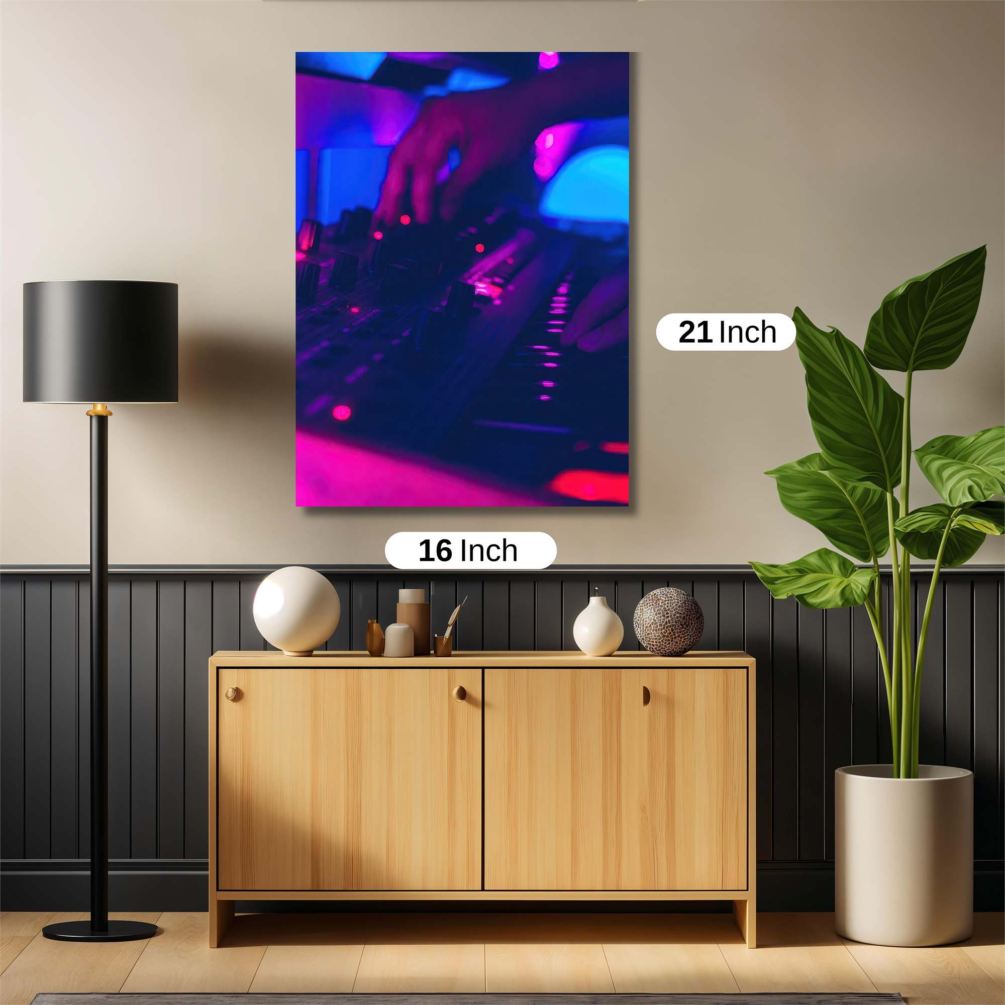 Neon Vibes Safe Wall Magnetic / M