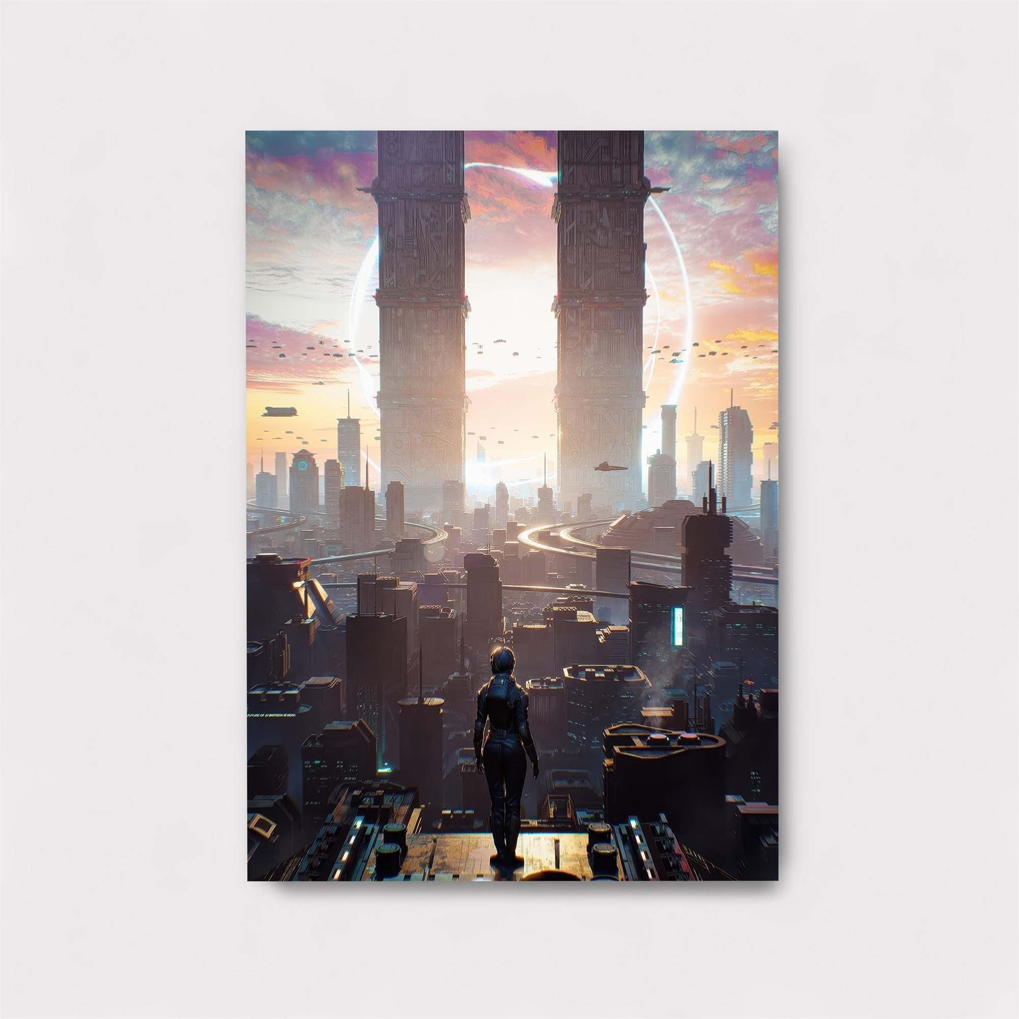 Futuristic Horizon Safe Wall Magnetic / M