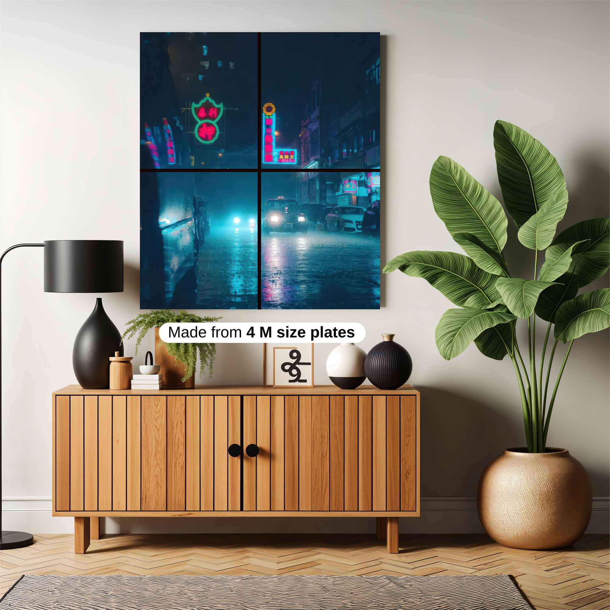 Neon Serenity Safe Wall Magnetic / M