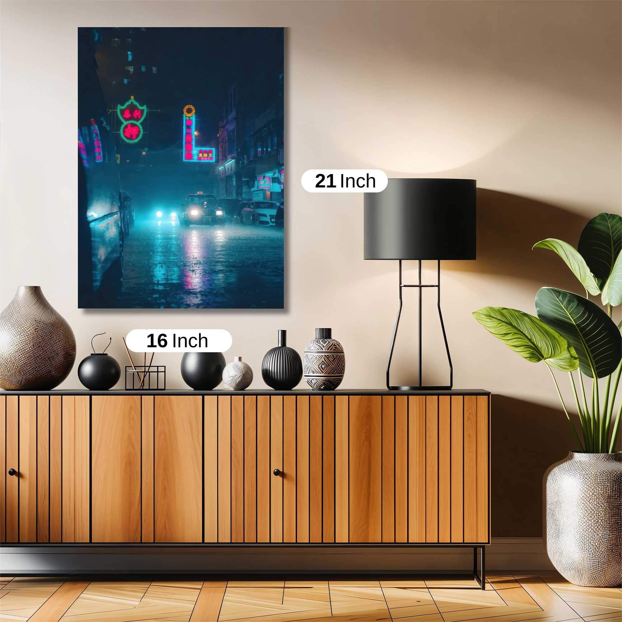 Neon Serenity Safe Wall Magnetic / M